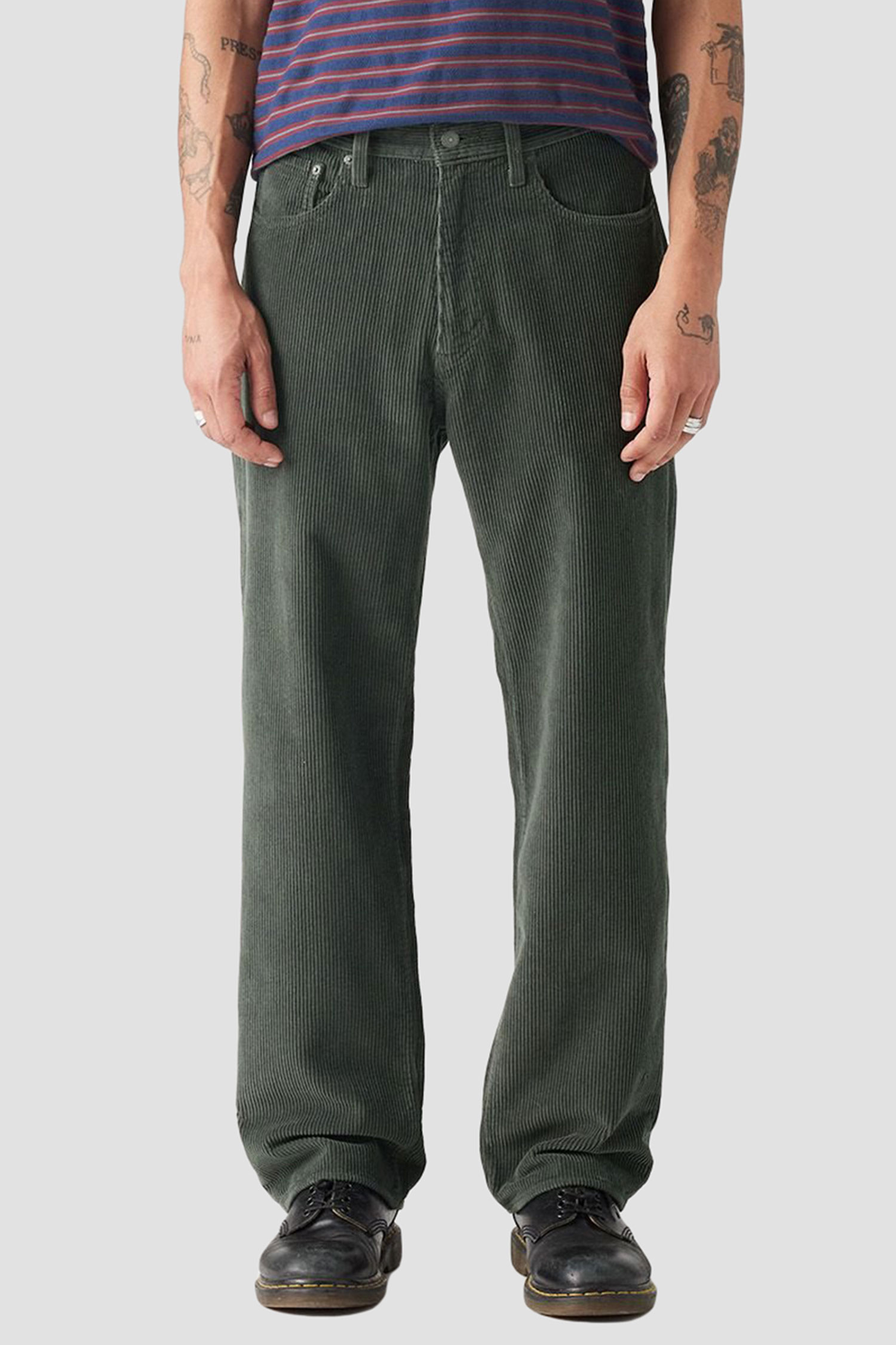 Мужские темно-серые вельветовые джинсы 568™ Stay Loose Levi’s® 29037;0075