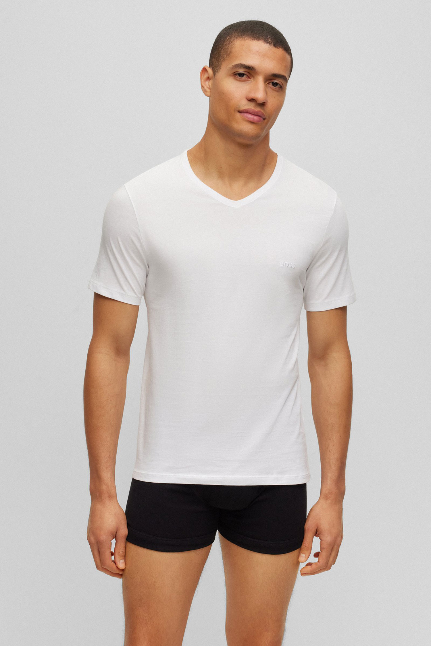 Чоловіча біла футболка (2 шт) BOSS 50475295;100