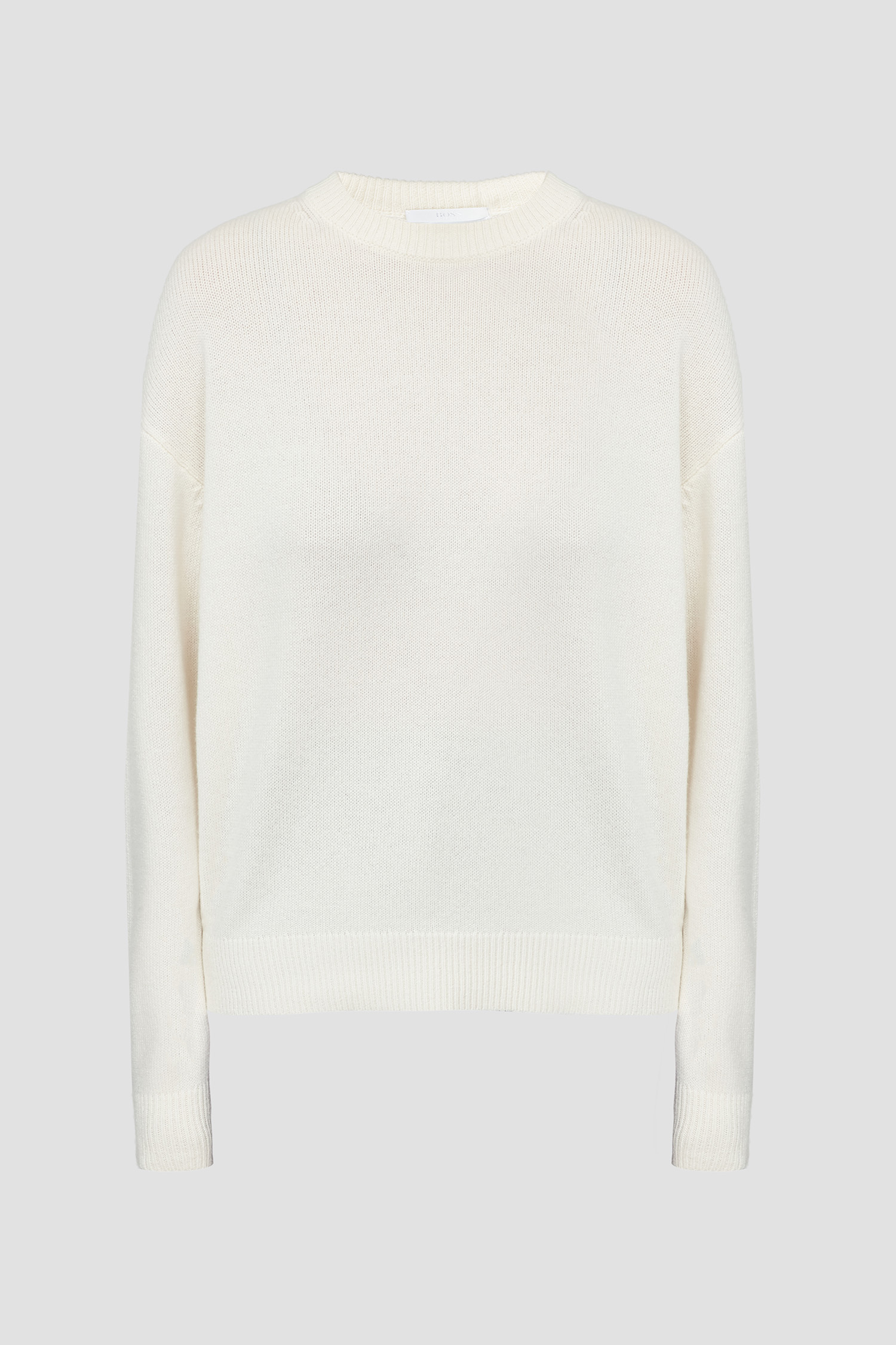 Жіночий білий кашеміровий джемпер BOSS 50459514;118