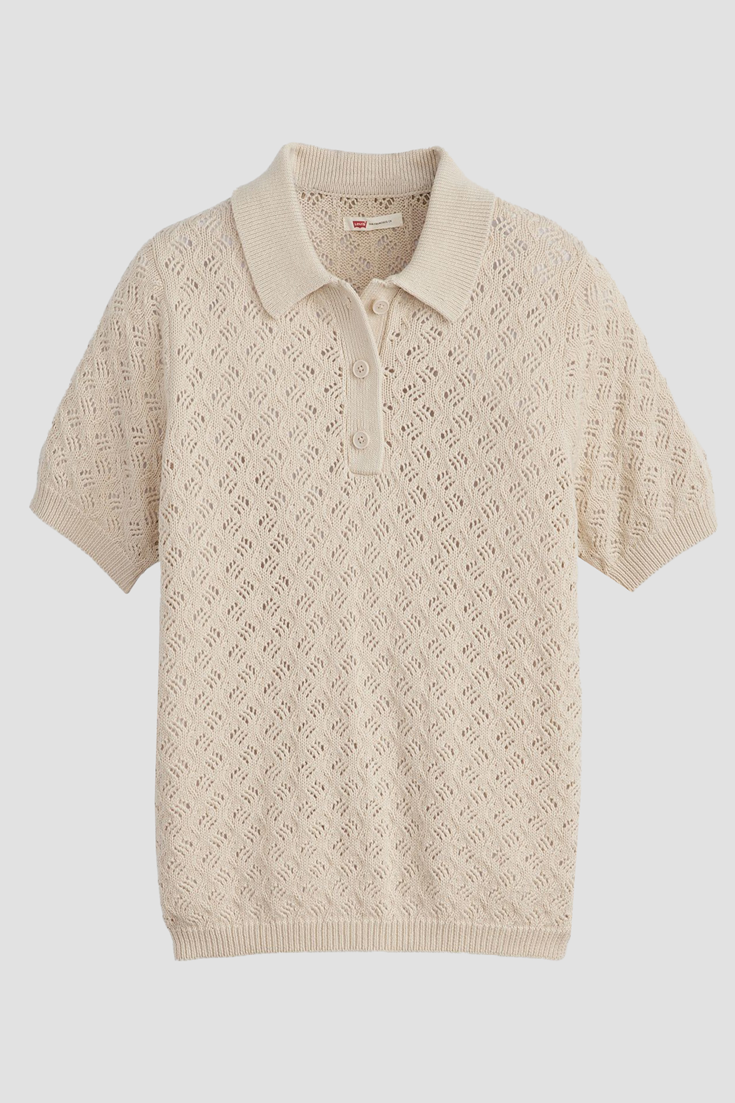 Женское бежевое поло Levi’s® 0012V;0000