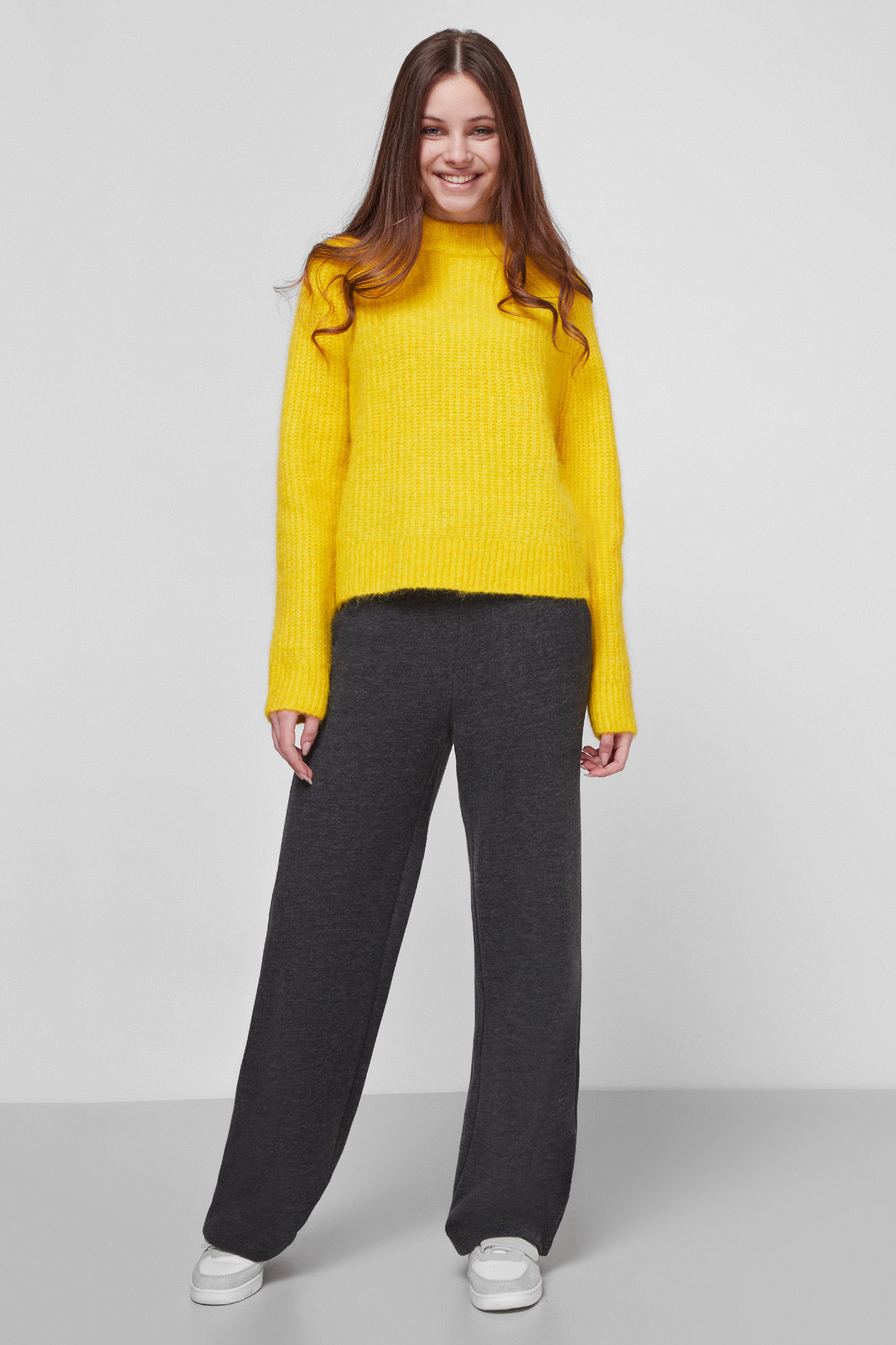Желтый шерстяной свитер для девушек SuperDry W6110080A;3WE