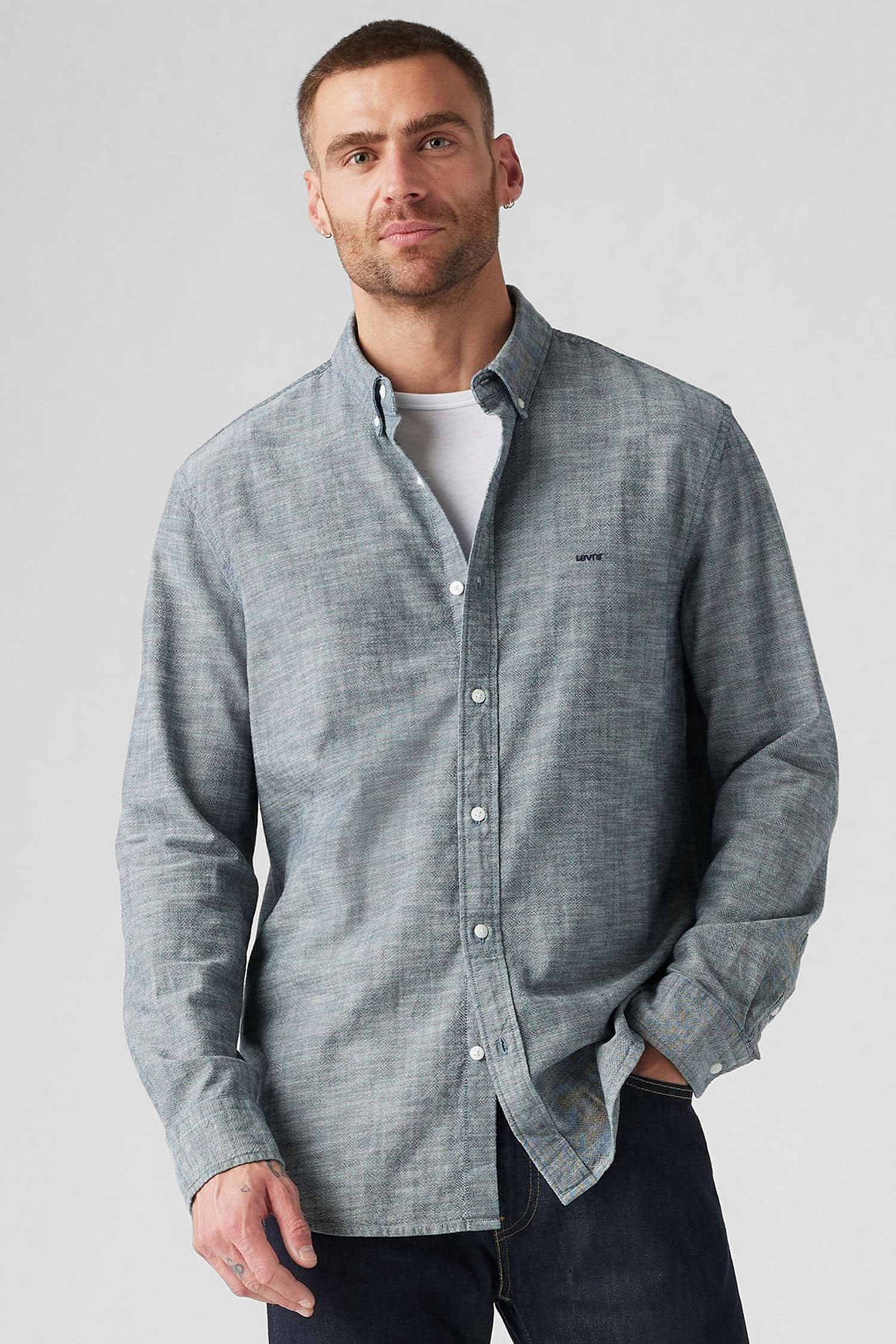 Мужская синяя рубашка Levi’s® A7210;0011