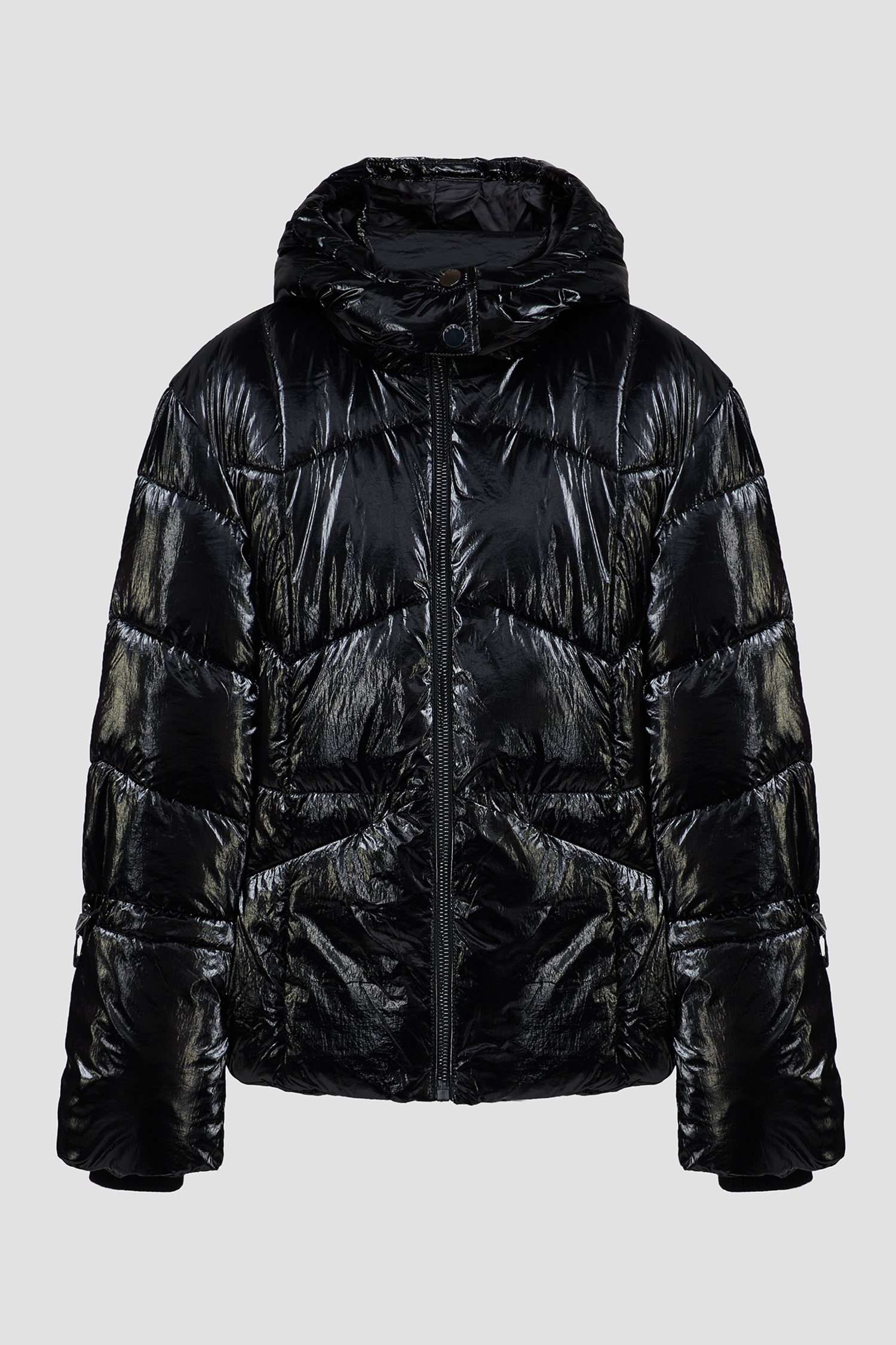 Женская черная куртка Guess W3BL25.WFR90;JTMU
