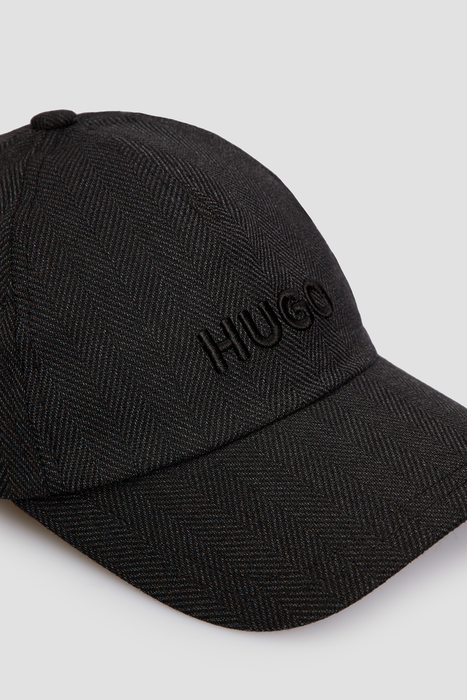 Чоловіча чорна кепка з візерунком HUGO 50503651;010