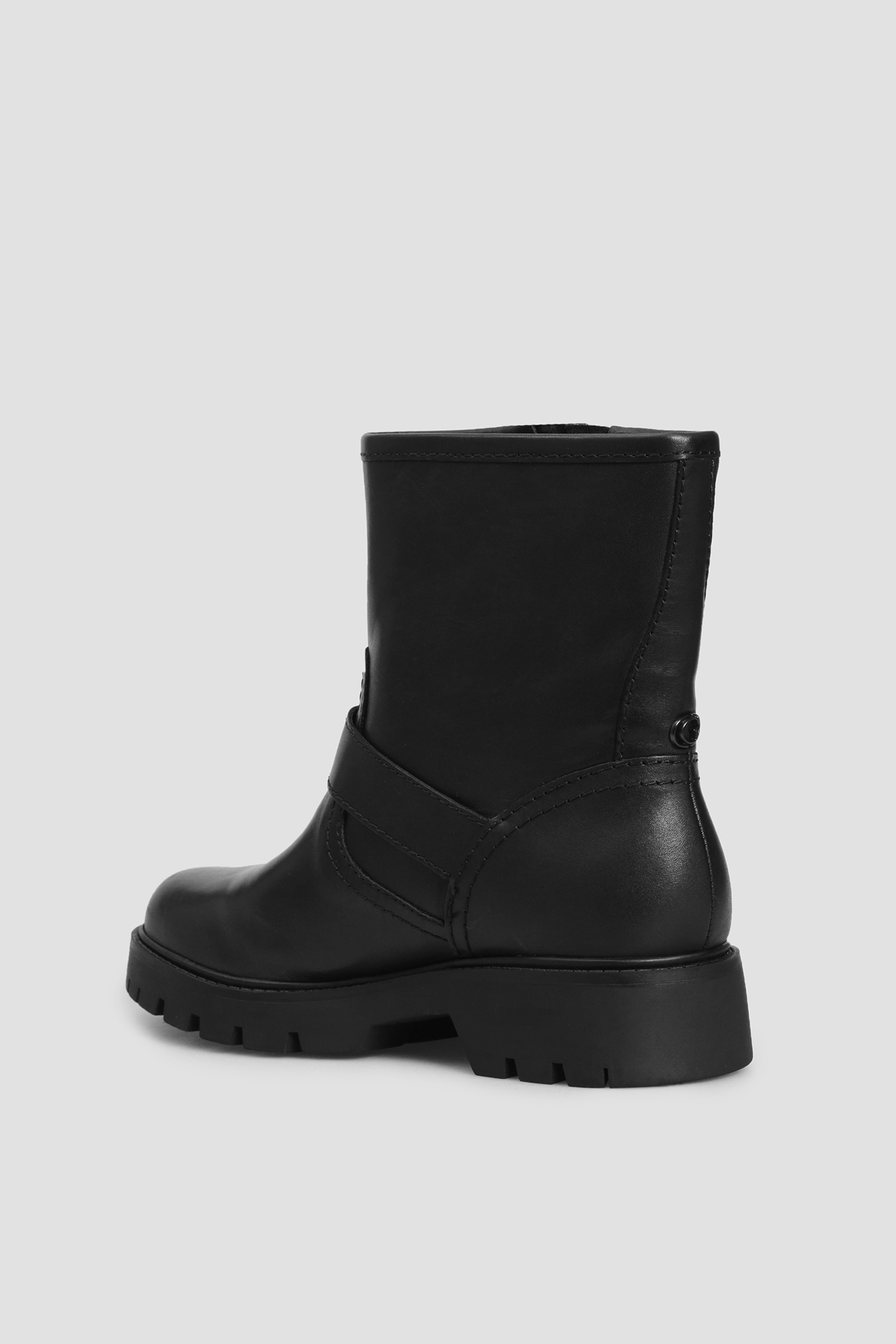 Жіночі чорні шкіряні черевики Guess FL8RAH.LEA10;BLACK
