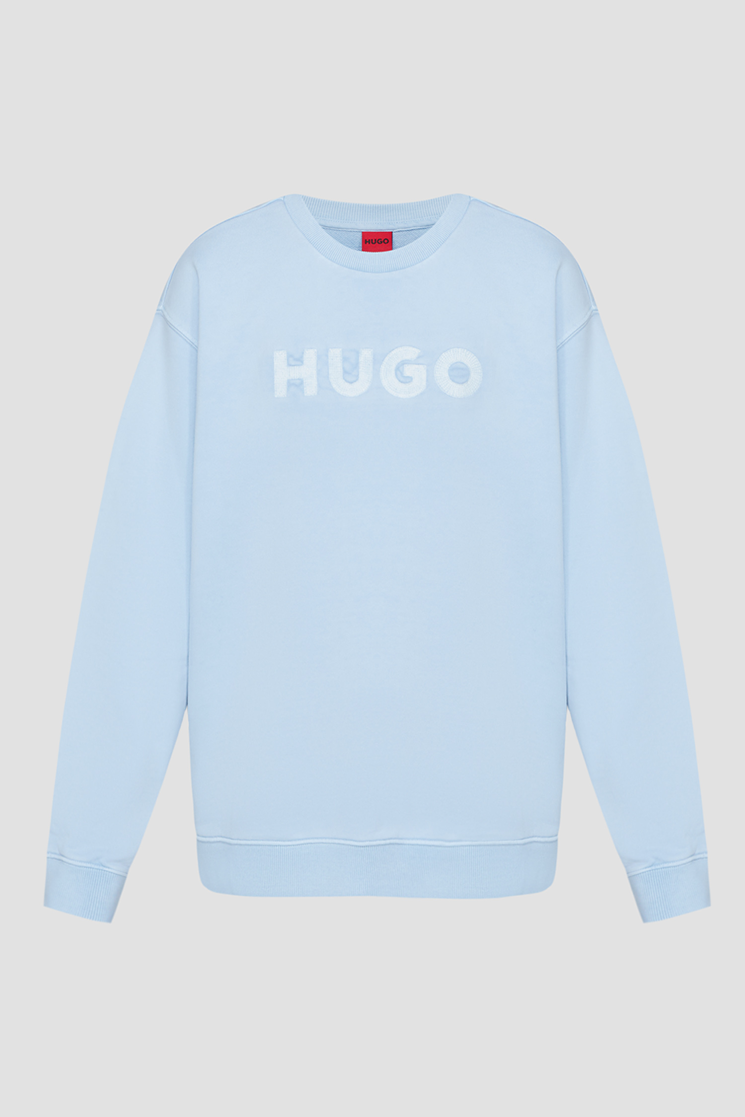 Женский голубой свитшот HUGO 50512022;527