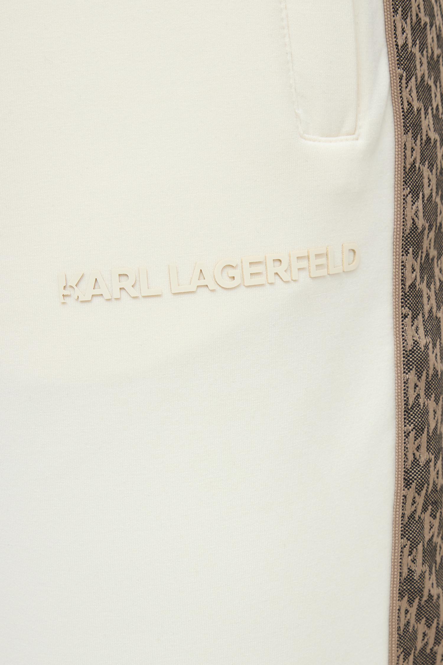 Мужские белые спортивные брюки Karl Lagerfeld 561902.705008;80
