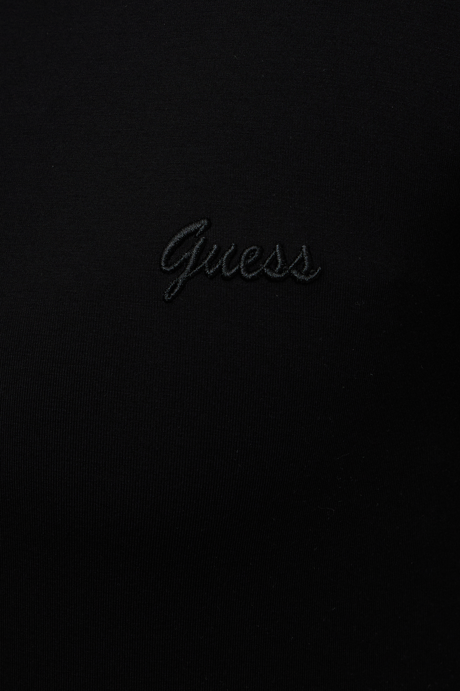 Женская черная футболка Guess V6YI02.K4259;JBLK