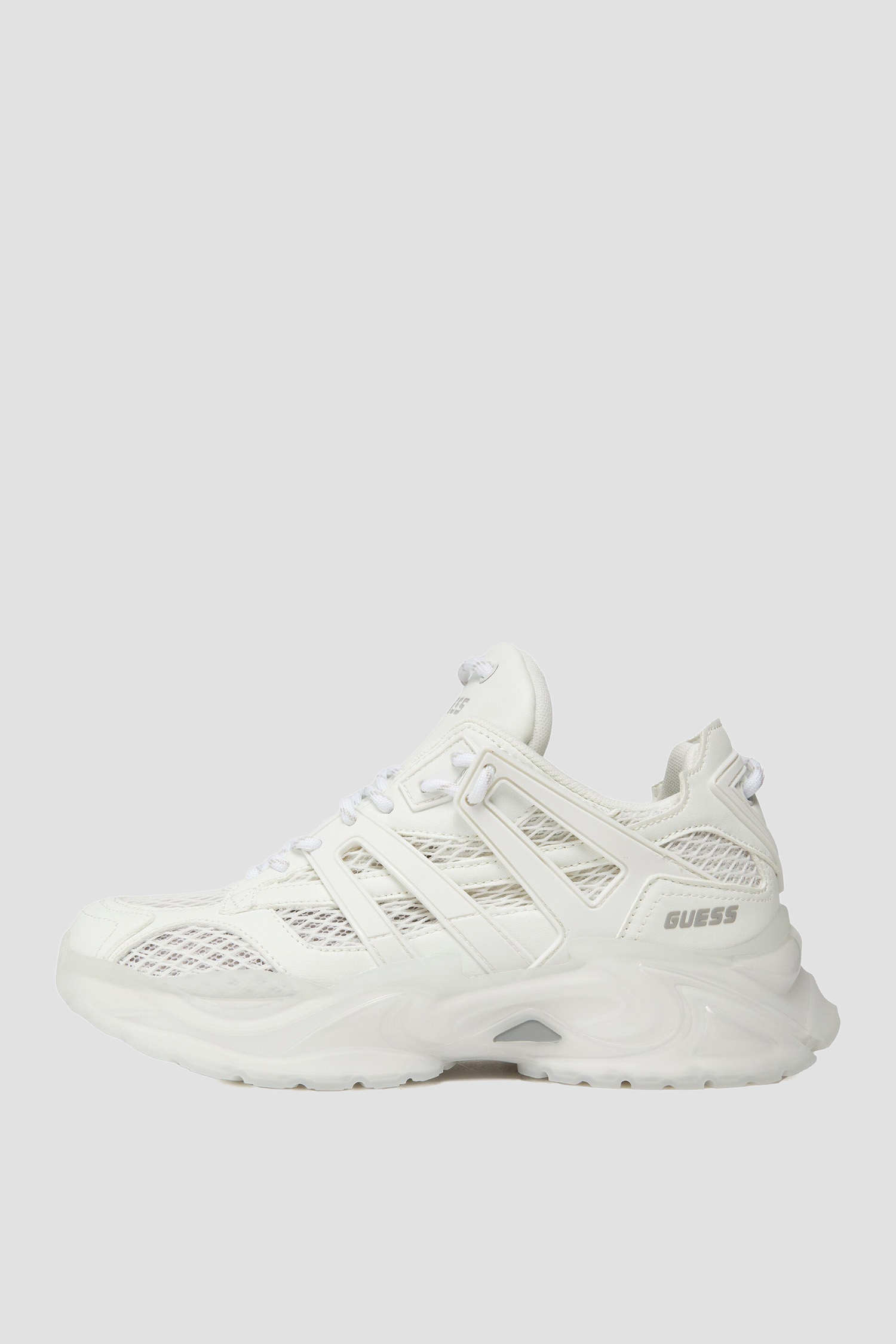 Женские белые кроссовки Guess FLJBLL.ELE12;WHITE