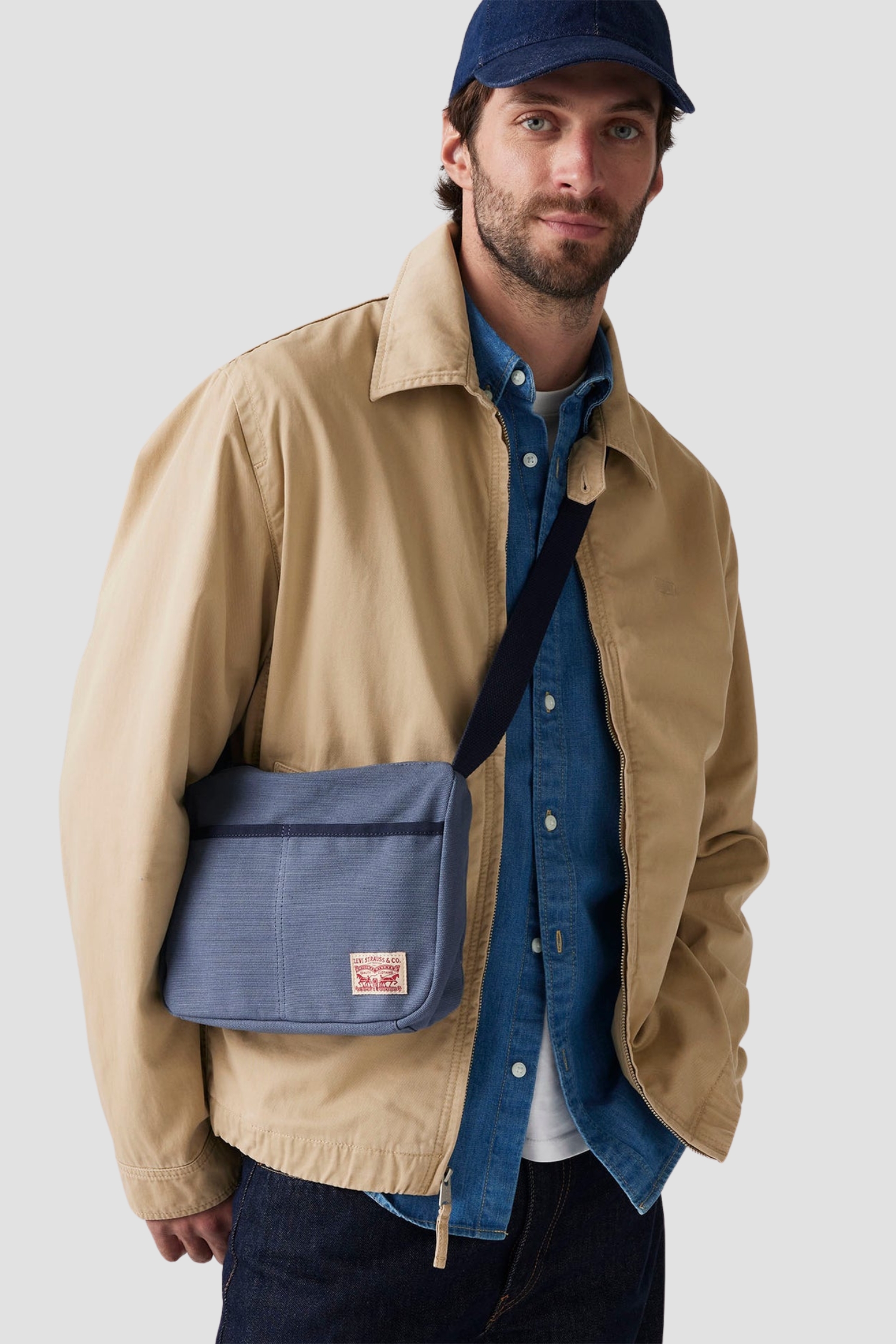 Мужская синяя джинсовая сумка Levi’s® 002GZ;0000