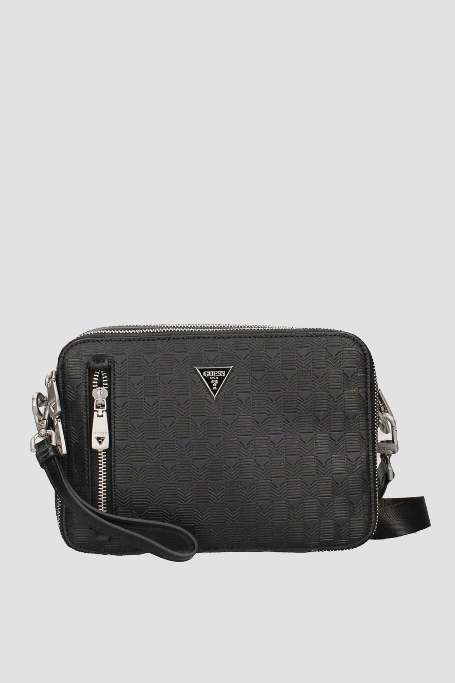 Мужская черная сумка Guess HMTODE.P5229;BLA