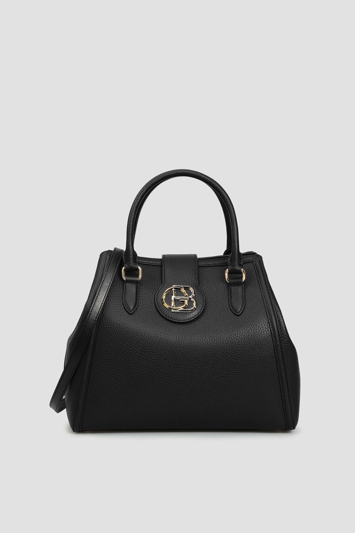 Женская черная кожаная сумка Baldinini G4BPWG6S0022;999