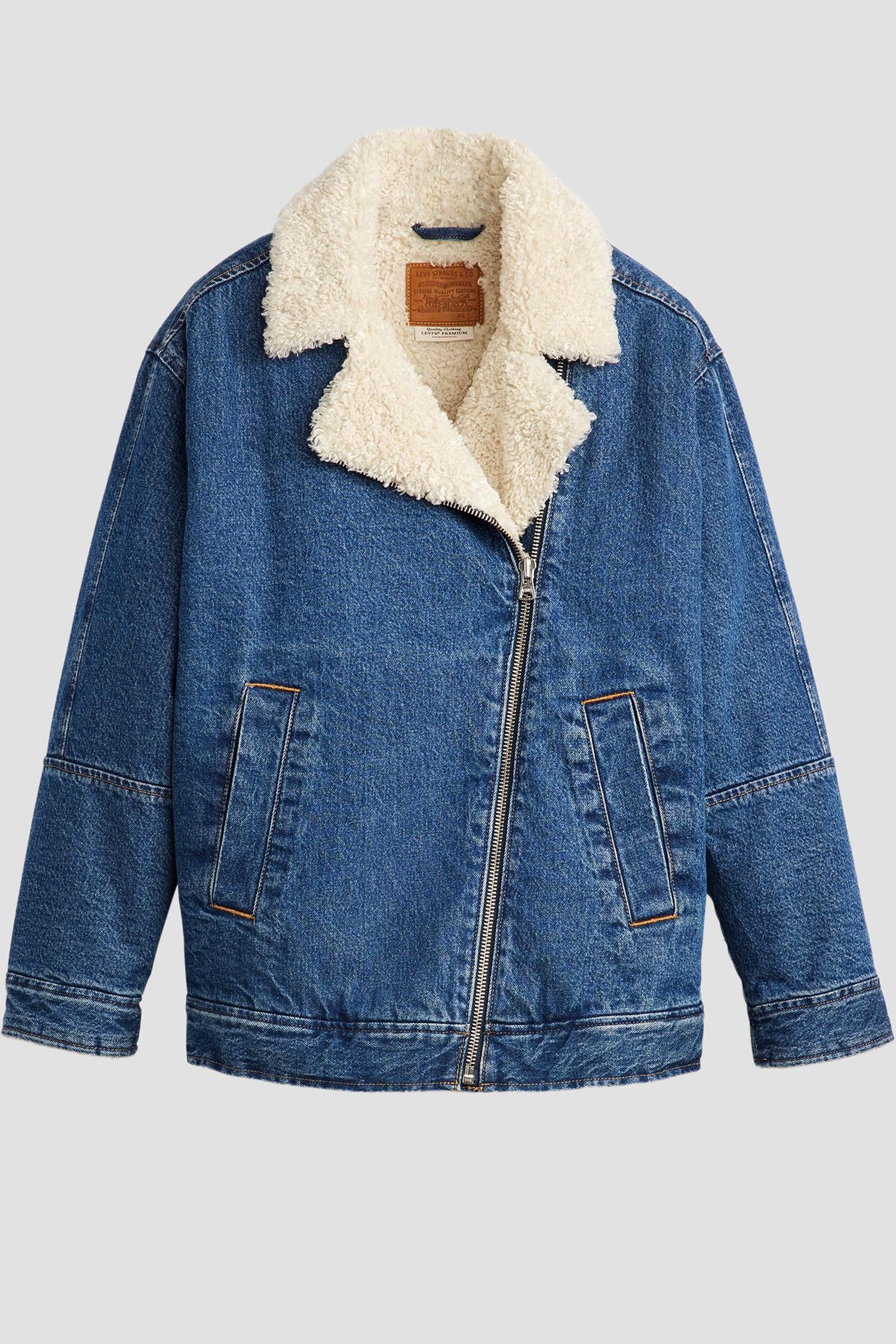 Женская синяя джинсовая косуха Levi’s® A9370;0001