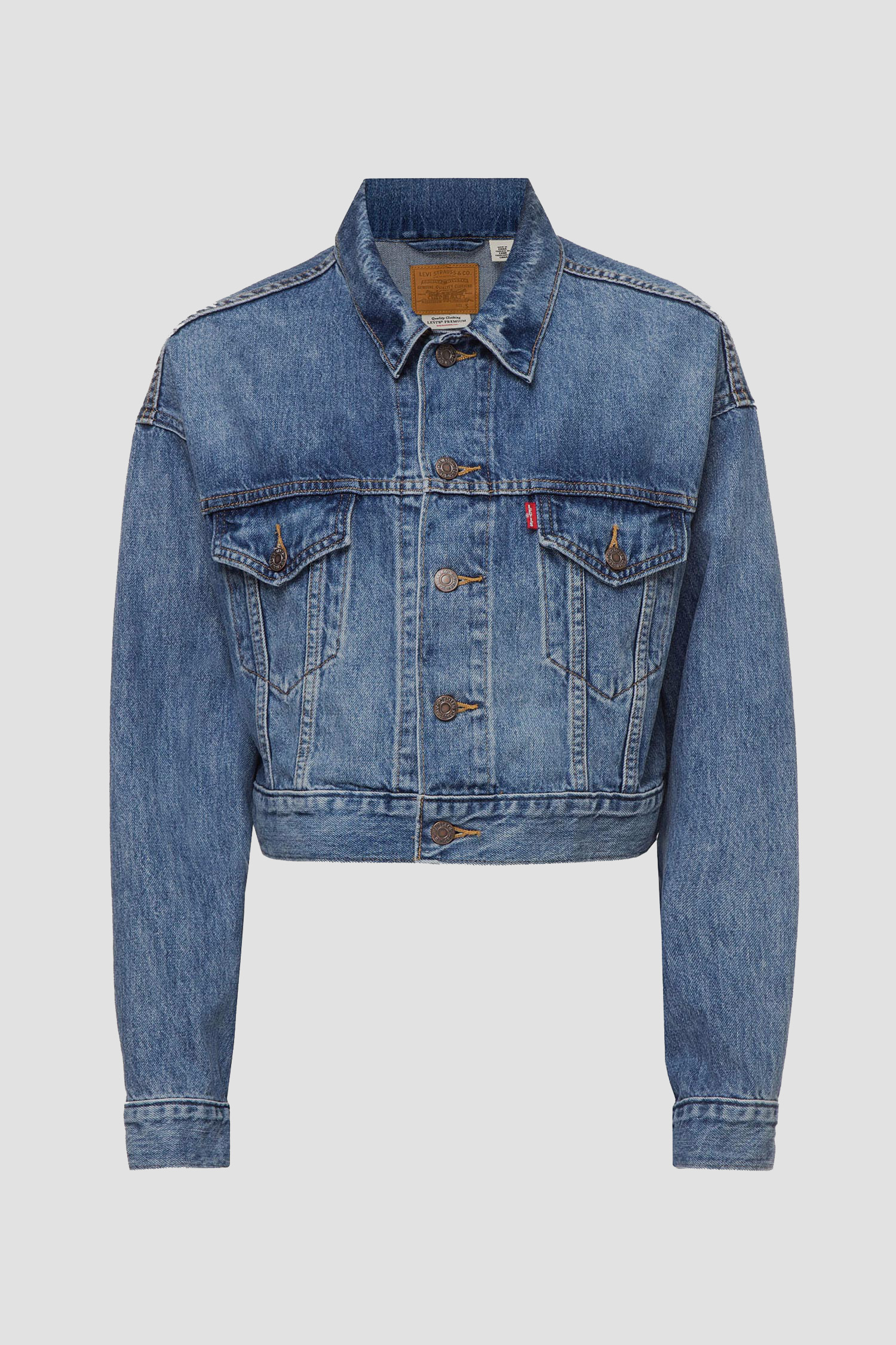 Женская голубая джинсовая куртка Levi’s® 85294;0001