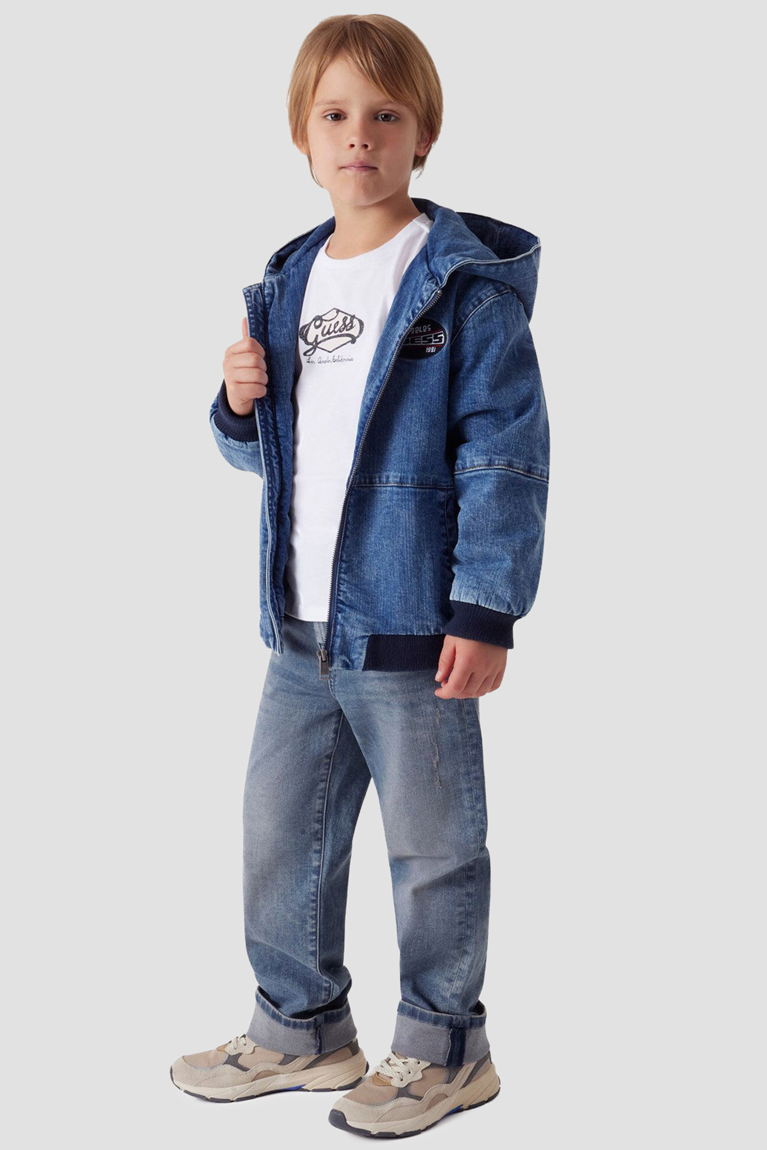 Дитячі сині джинси Guess Kids L6RA08.D7060;INOW