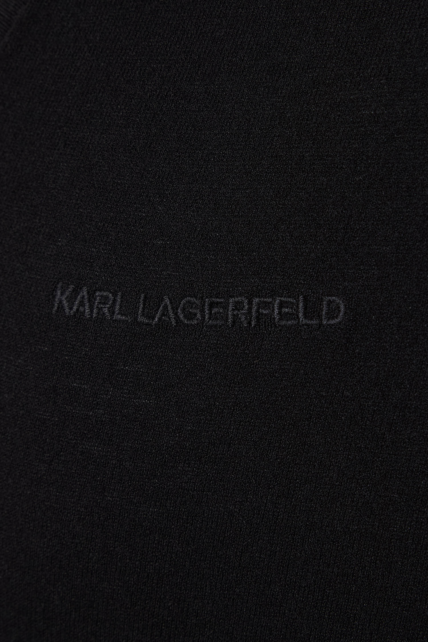 Чоловіче чорне поло Karl Lagerfeld 561302.655009;990
