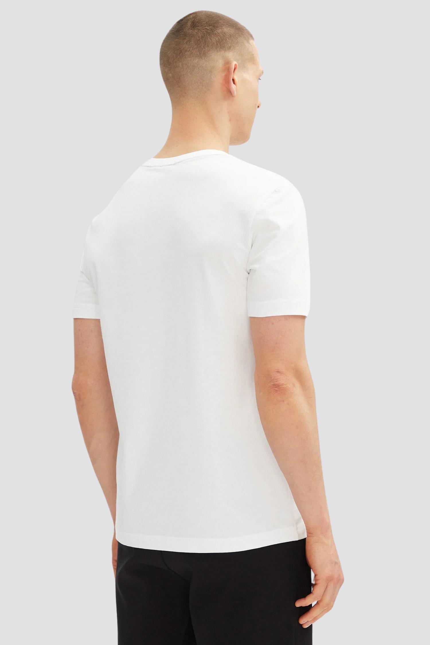 Мужская белая футболка BOSS 50537847;100