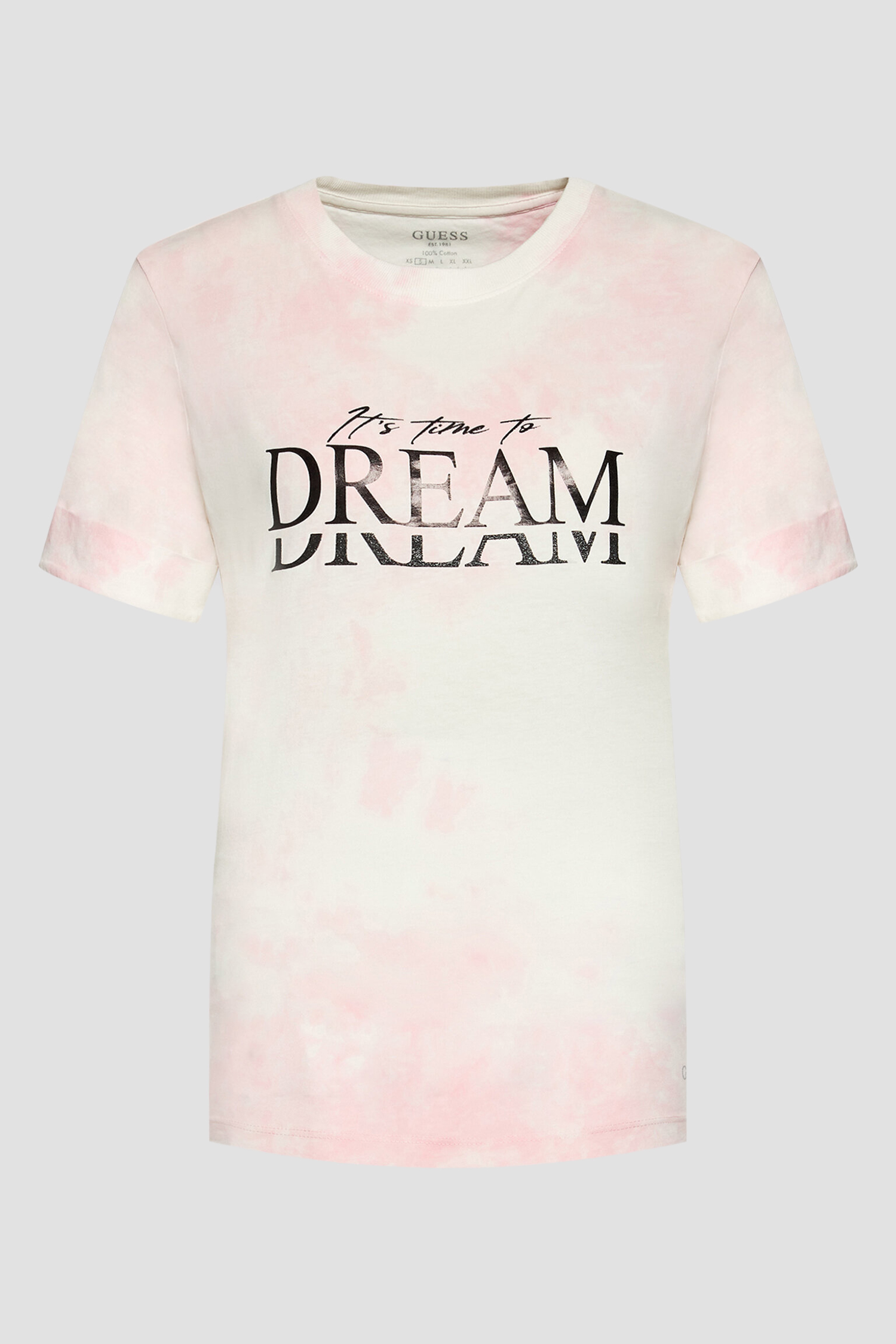 Жіноча пудрова футболка Guess W2GI14.JA900;F61Y