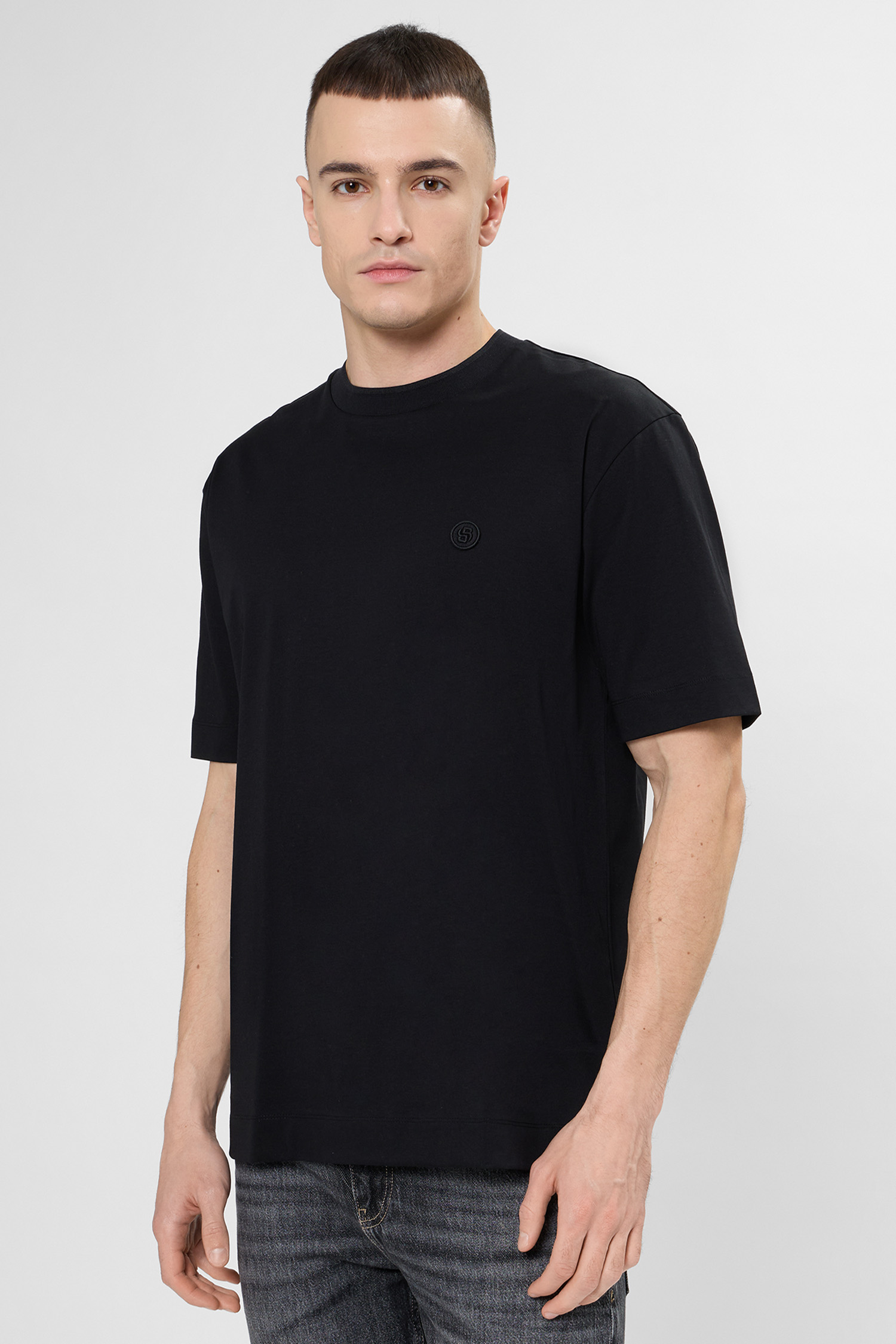 Чоловіча чорна футболка BOSS 50559050;001