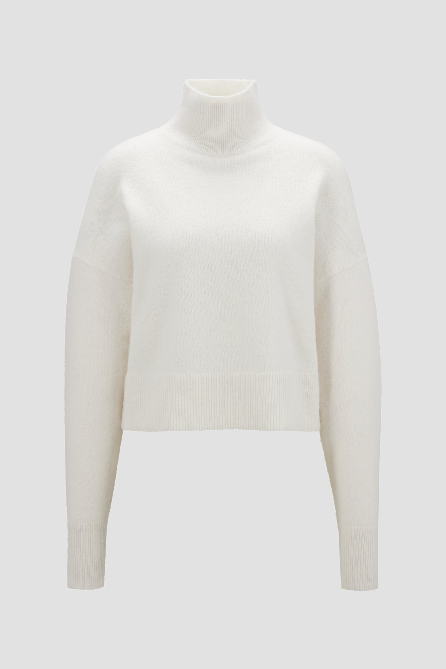 Женский белый шерстяной свитер HUGO 50477136;102