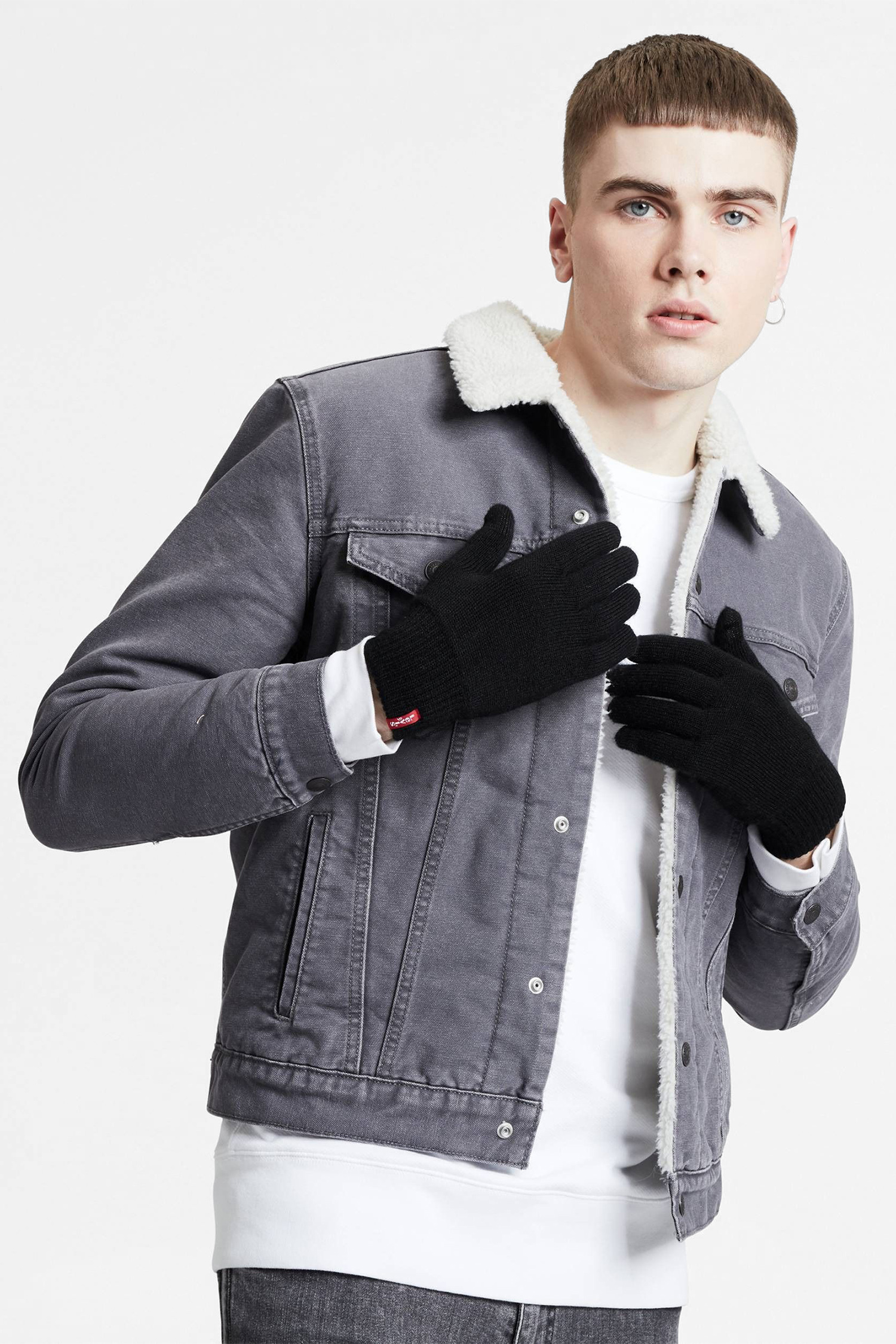 Чорні рукавички Levi’s® 77138;0761