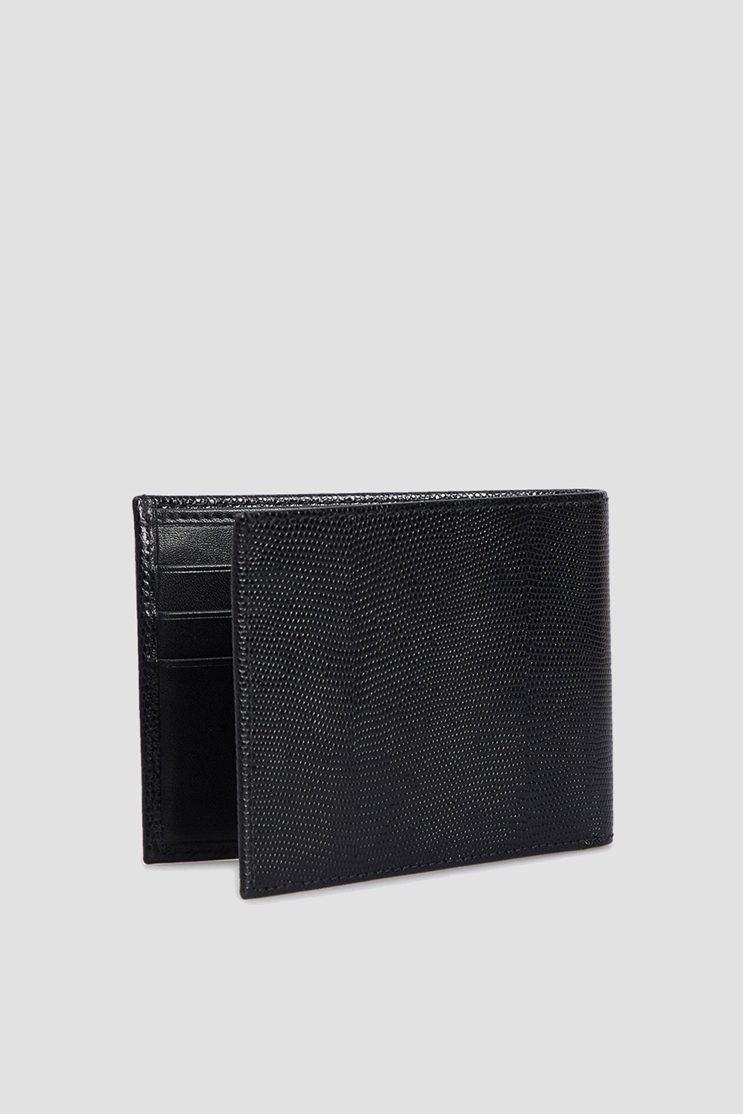 Чоловічий чорний шкіряний гаманець Karl Lagerfeld 532462.815413;990