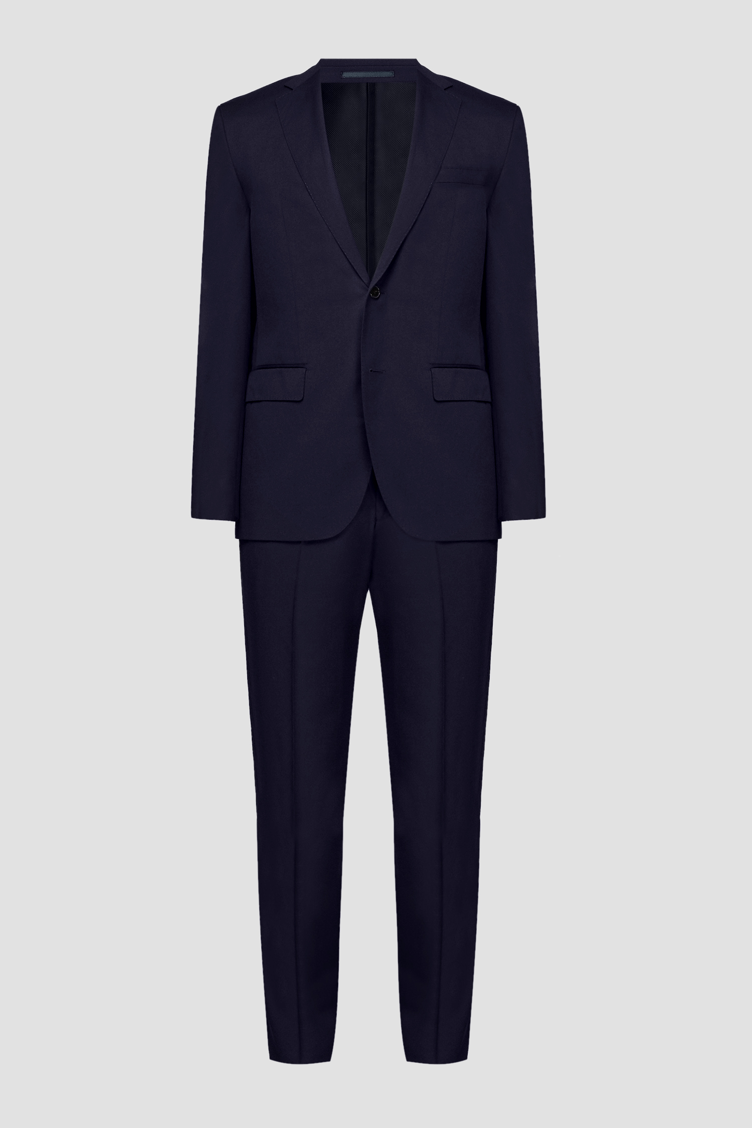 Мужской темно-синий шерстяной костюм (пиджак, брюки) BOSS 50318521К;401