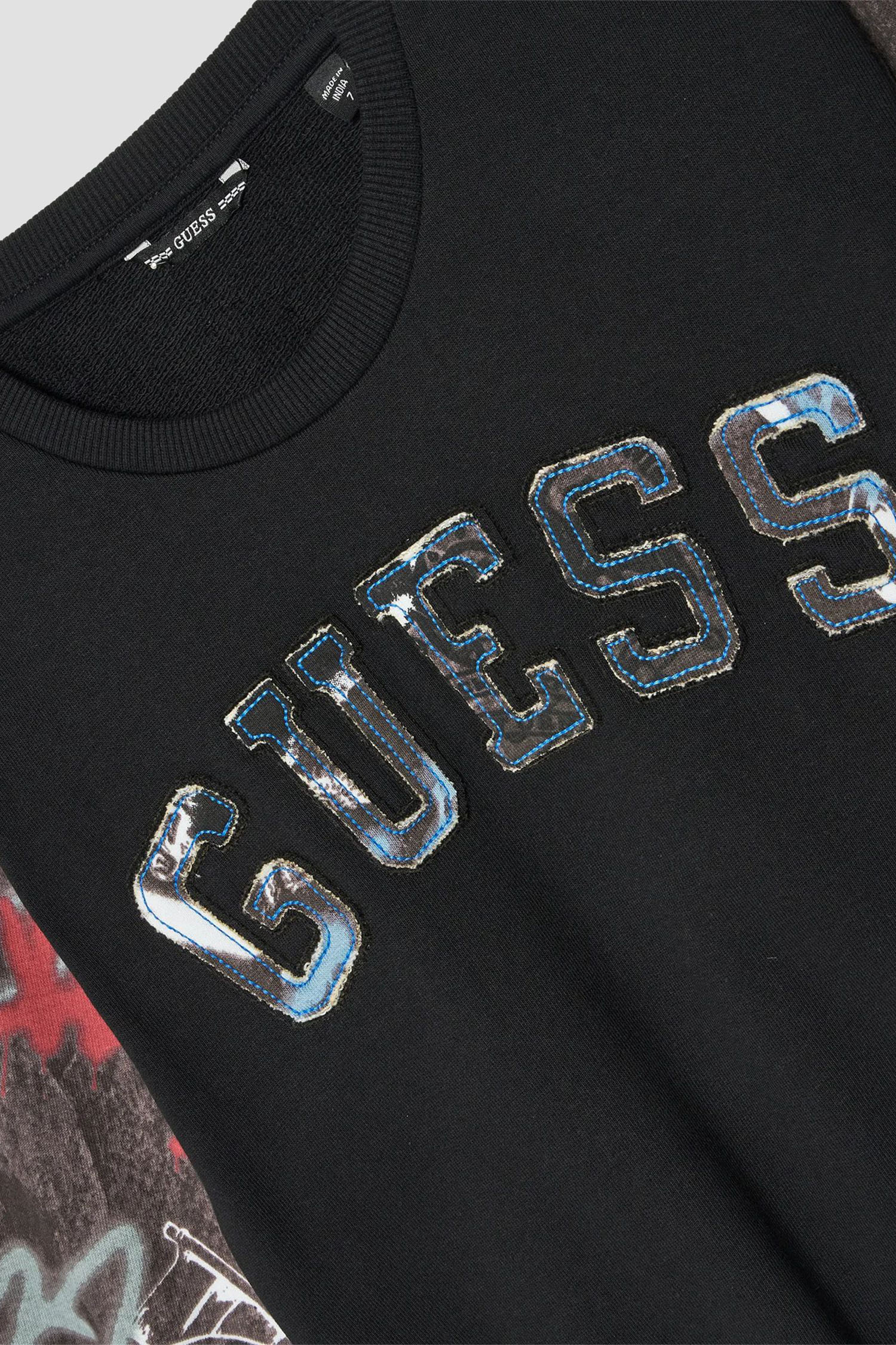 Детский черный свитшот Guess Kids L5RQ01.KA6R4;JBLK