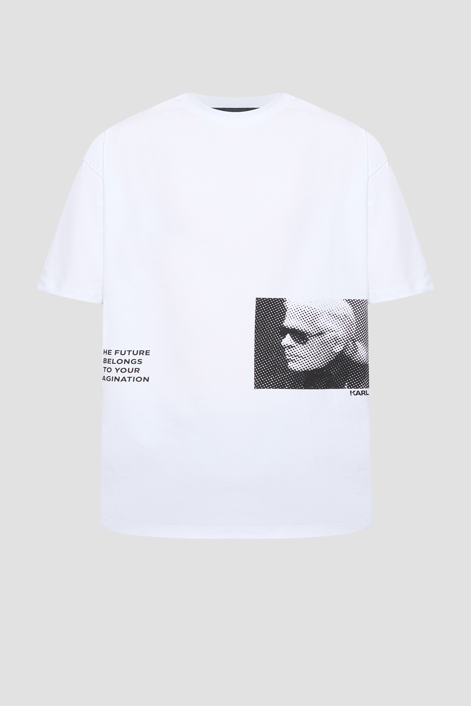 Чоловіча біла футболка Karl Lagerfeld 551225.755290;10