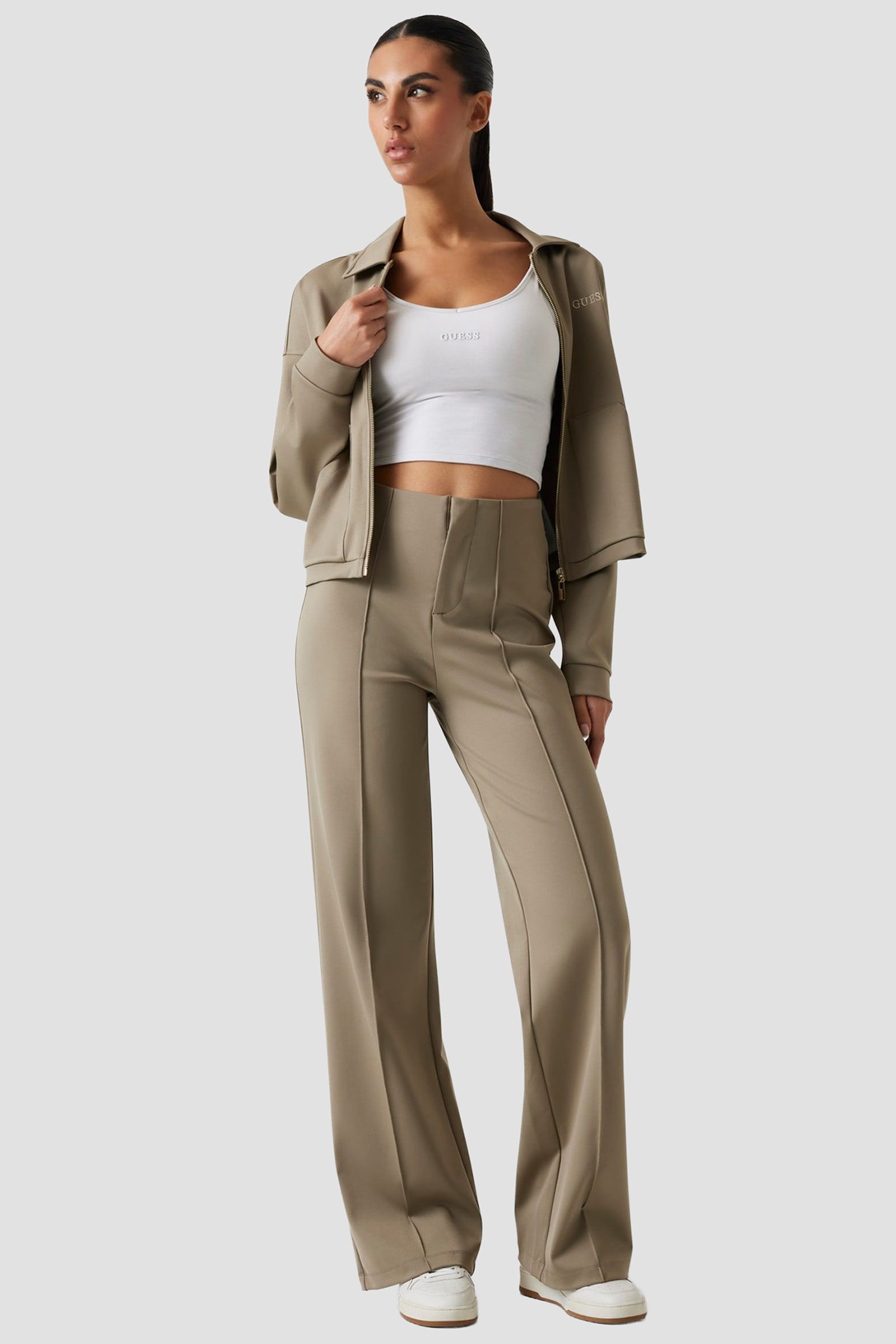 Жіночі коричневі брюки Guess V5YB11.KCX42;A920