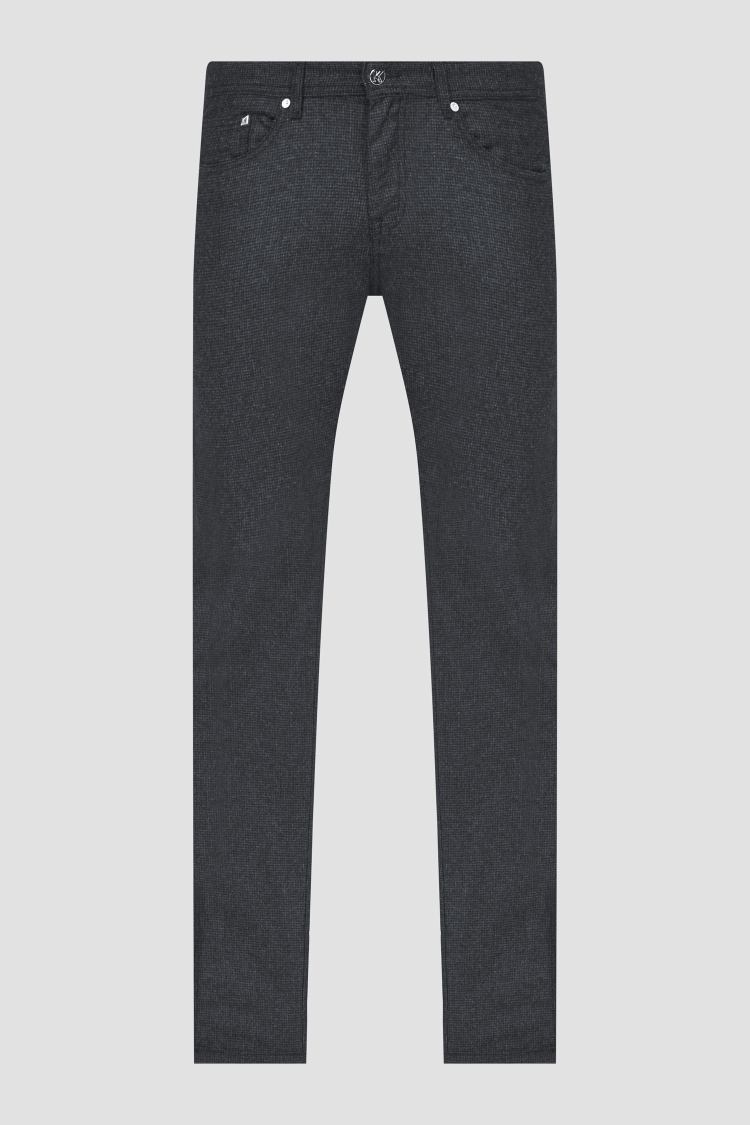 Мужские черные шерстяные брюки Karl Lagerfeld 534805.265840;990