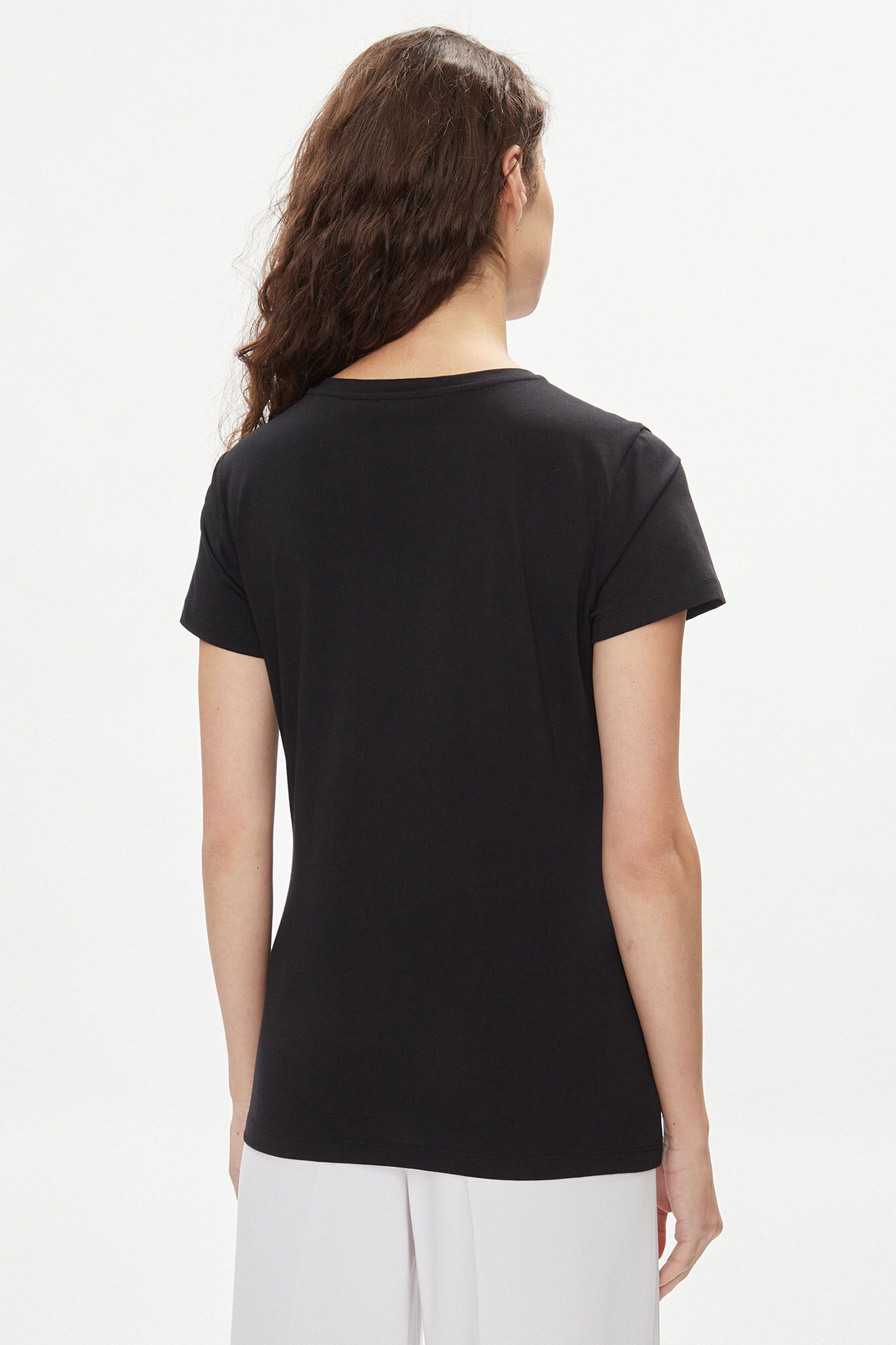 Жіноча чорна футболка Liu Jo MA4322.J5904;N9332