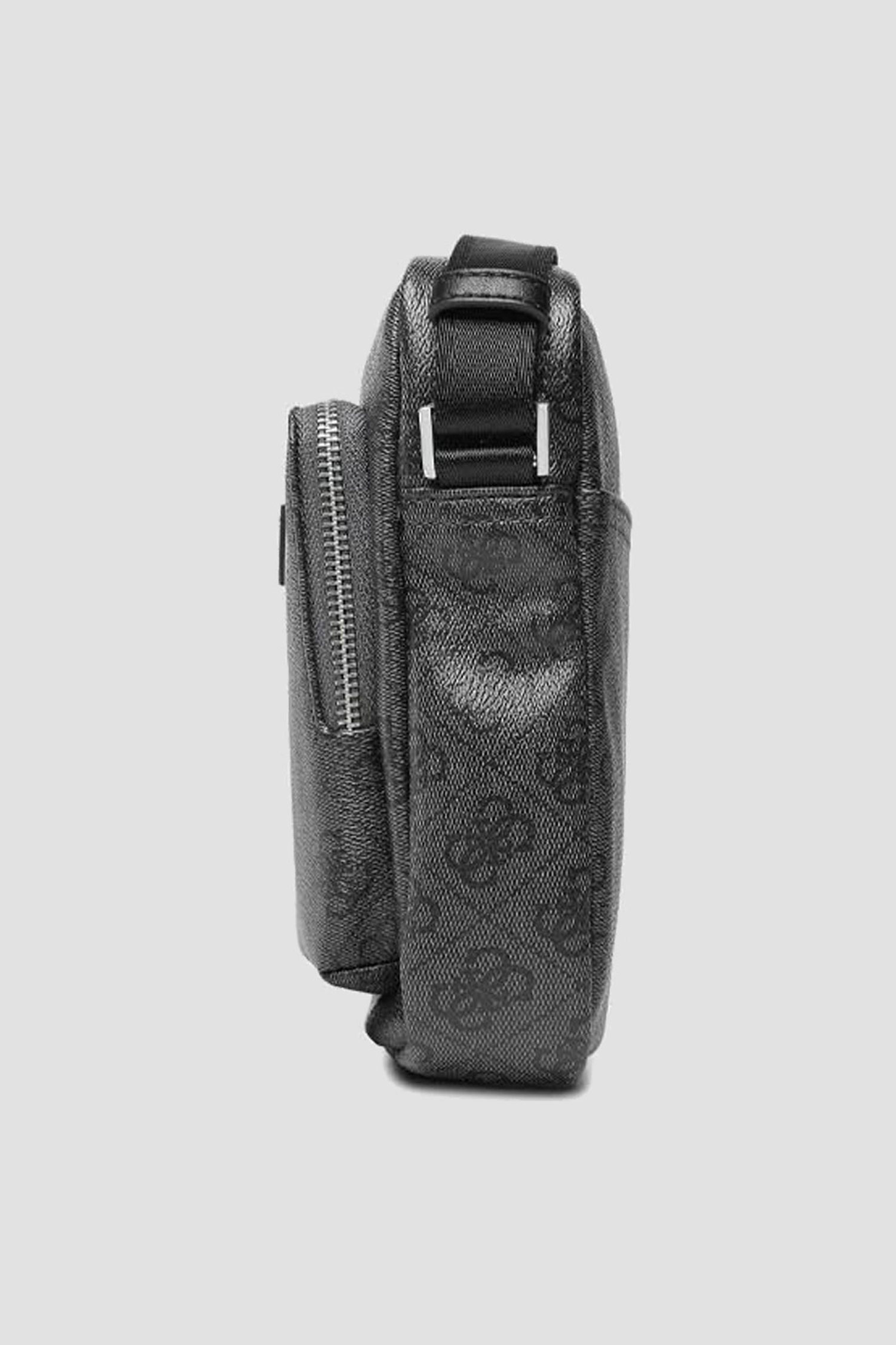 Чоловіча чорна сумка з візерунком Guess HMEVZL.P3163;BLA