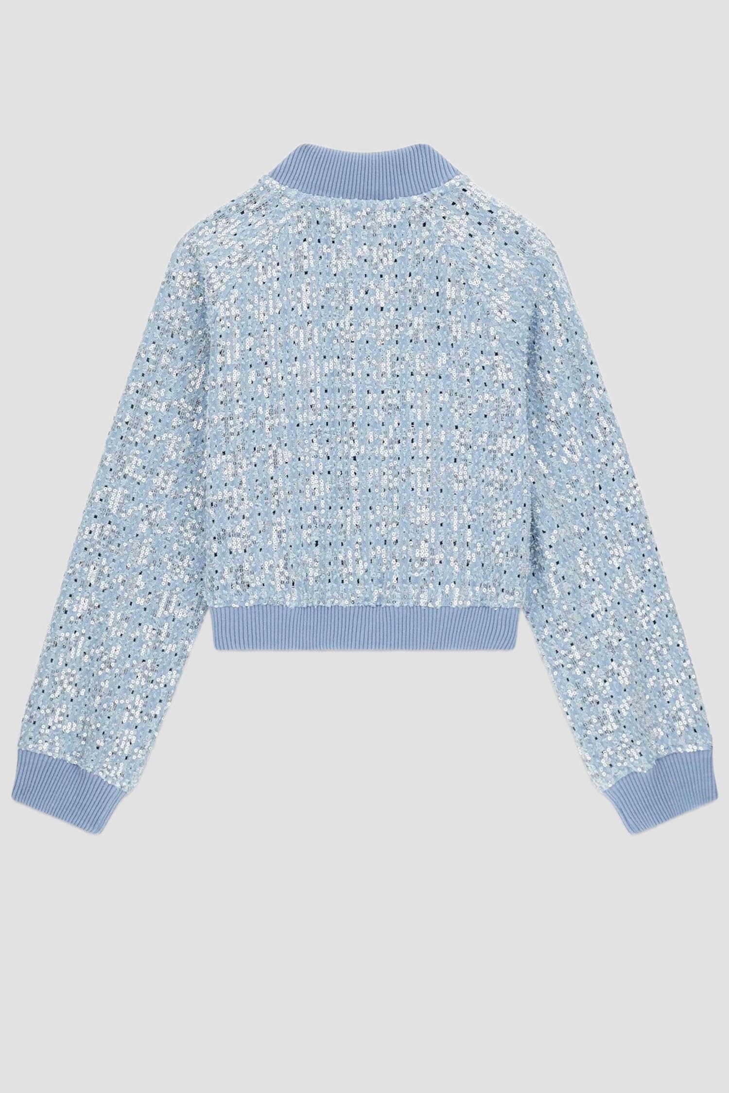 Дитячий блакитний джинсовий бомбер Guess Kids J6RN06.D7010;DSAW