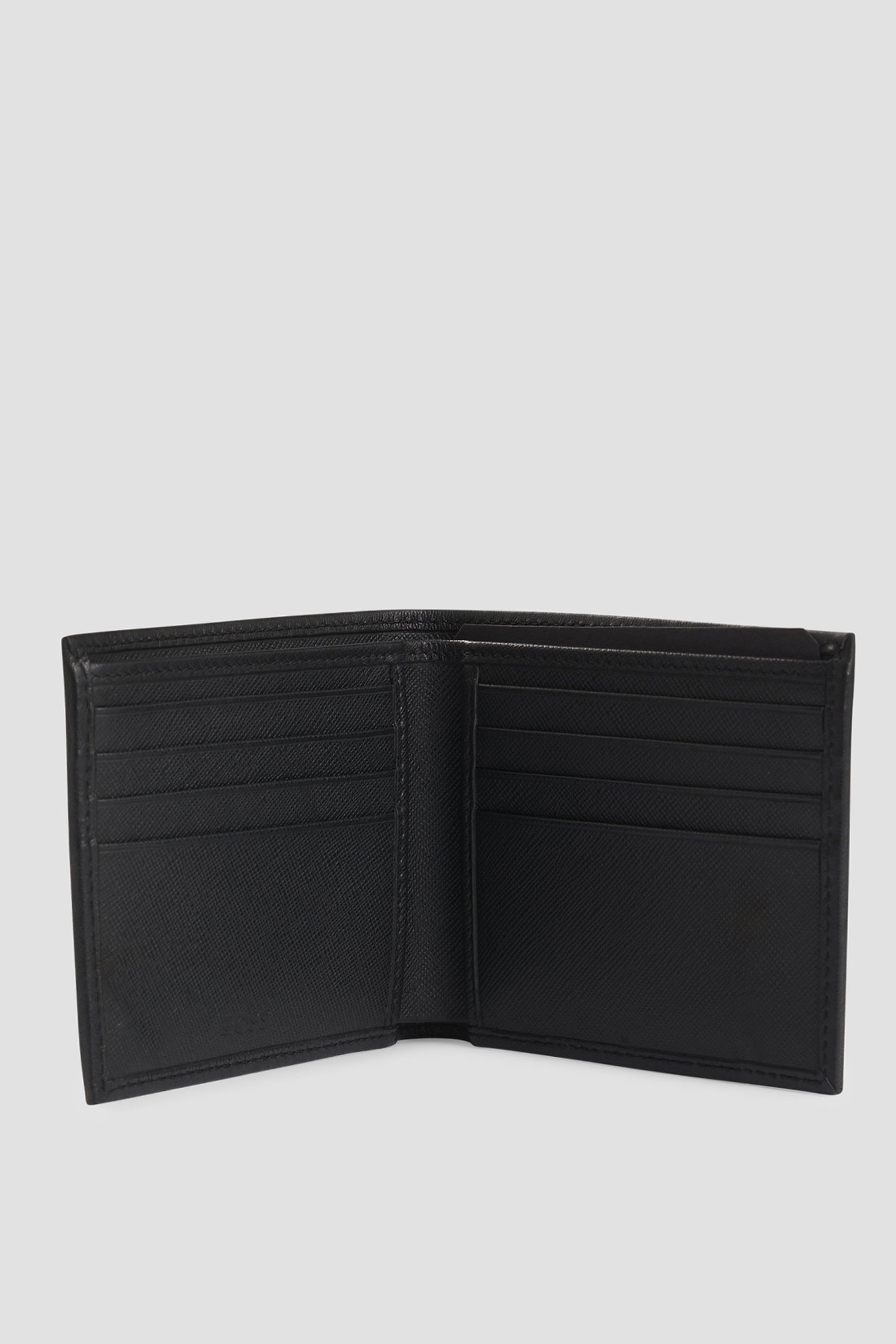 Мужской черный кожаный кошелек BOSS 50523836;001