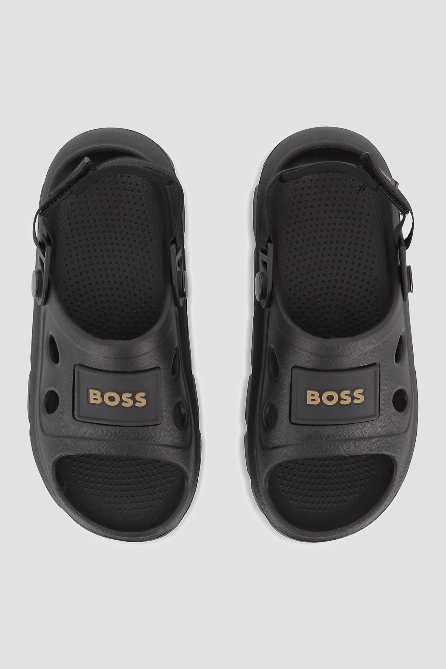 Дитячі чорні сандалі BOSS kids J52813;09B