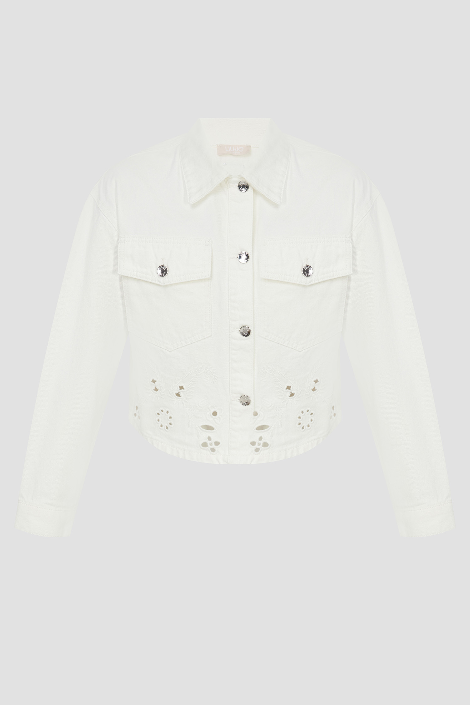 Женская белая джинсовая куртка Liu Jo MA4299.T4436;10701