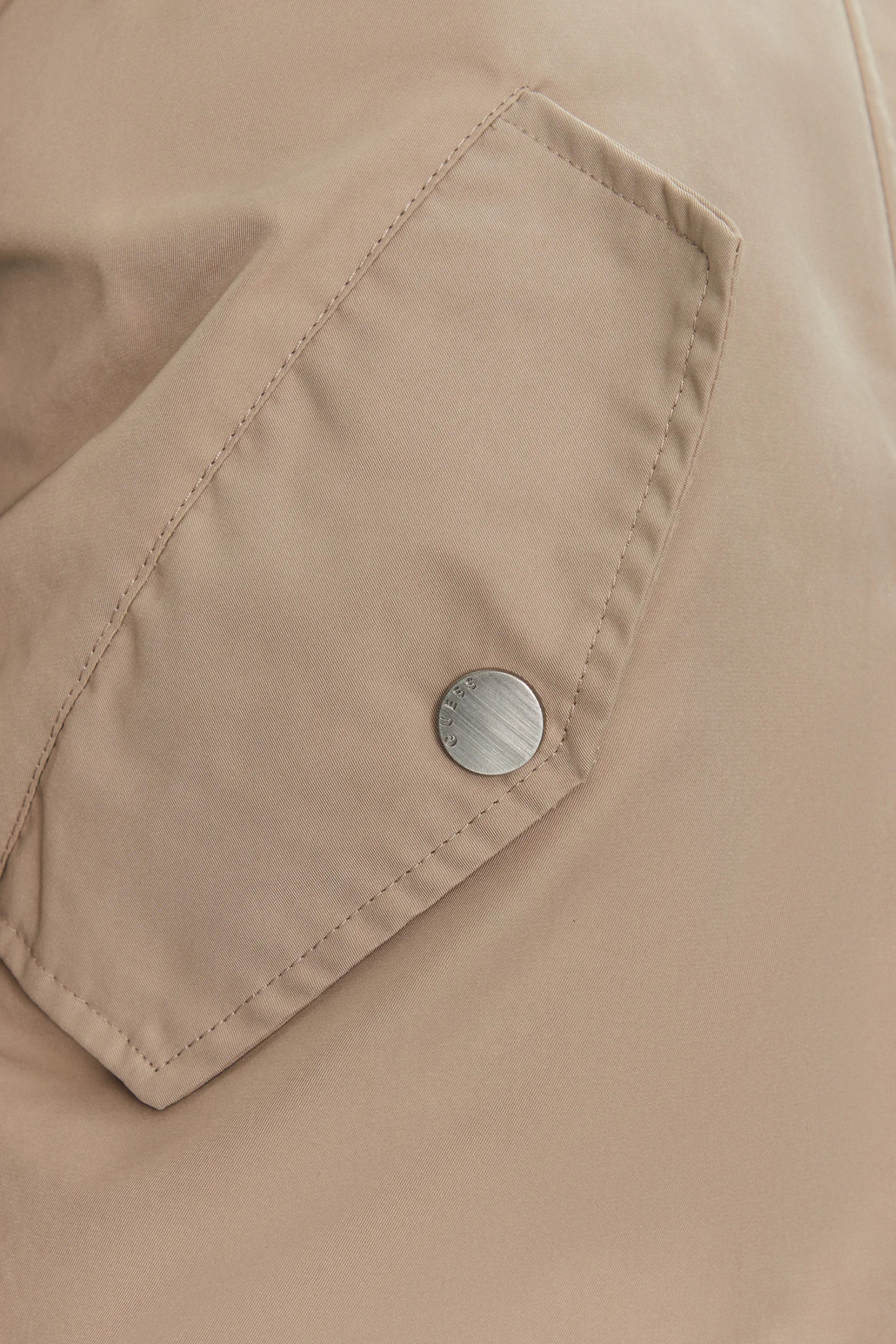 Женская бежевая куртка Guess W5RL13.WGWD2;F9TF