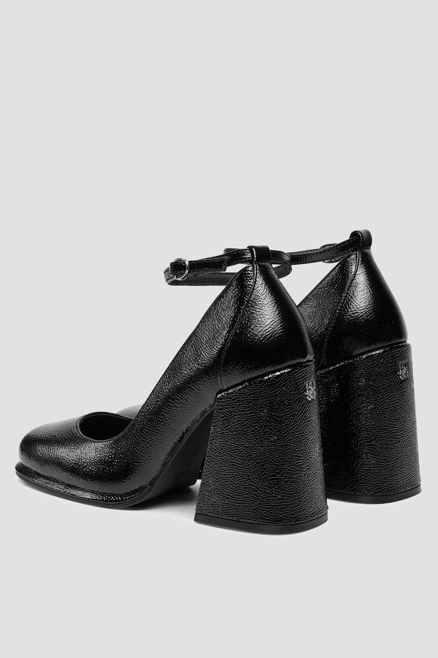 Жіночі чорні шкіряні туфлі HUGO 50536423;001