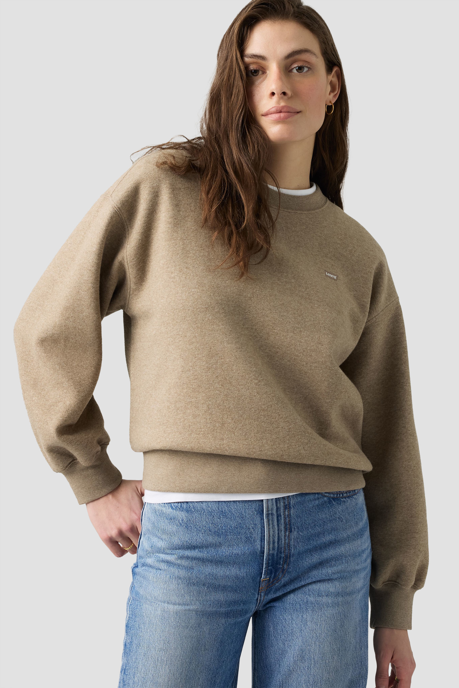Женский коричневый свитшот Levi’s® 0082J;0007