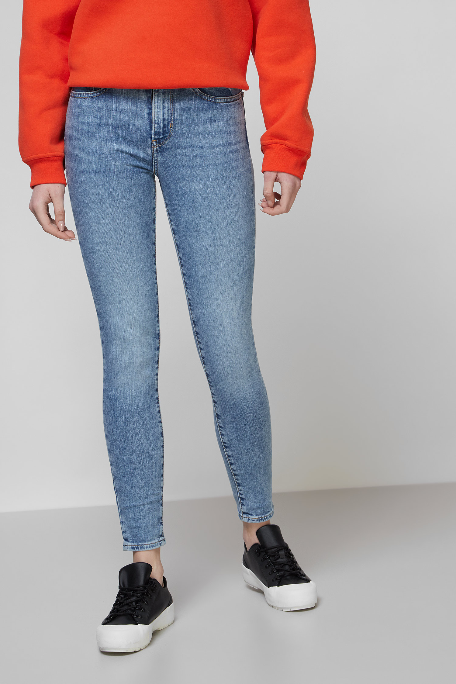 Голубые джинсы 721™ High-rise Skinny для девушек Levi’s® 18882;0468