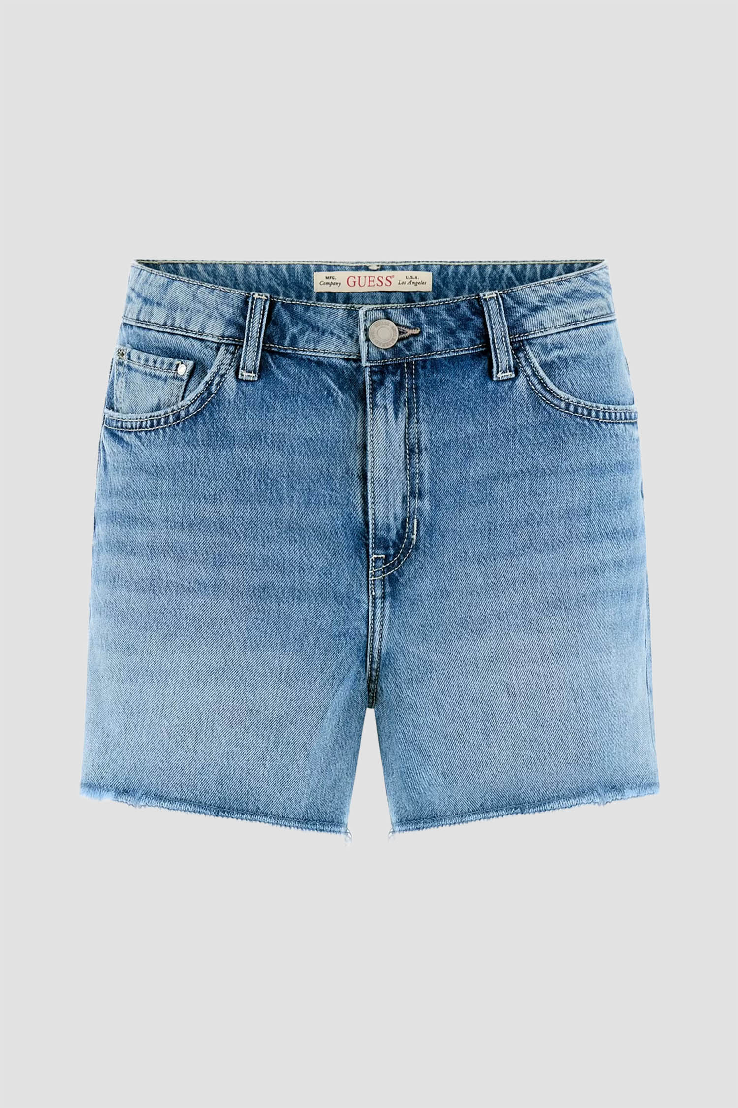 Жіночі блакитні джинсові шорти Guess W6GD74.D0726;SKV1