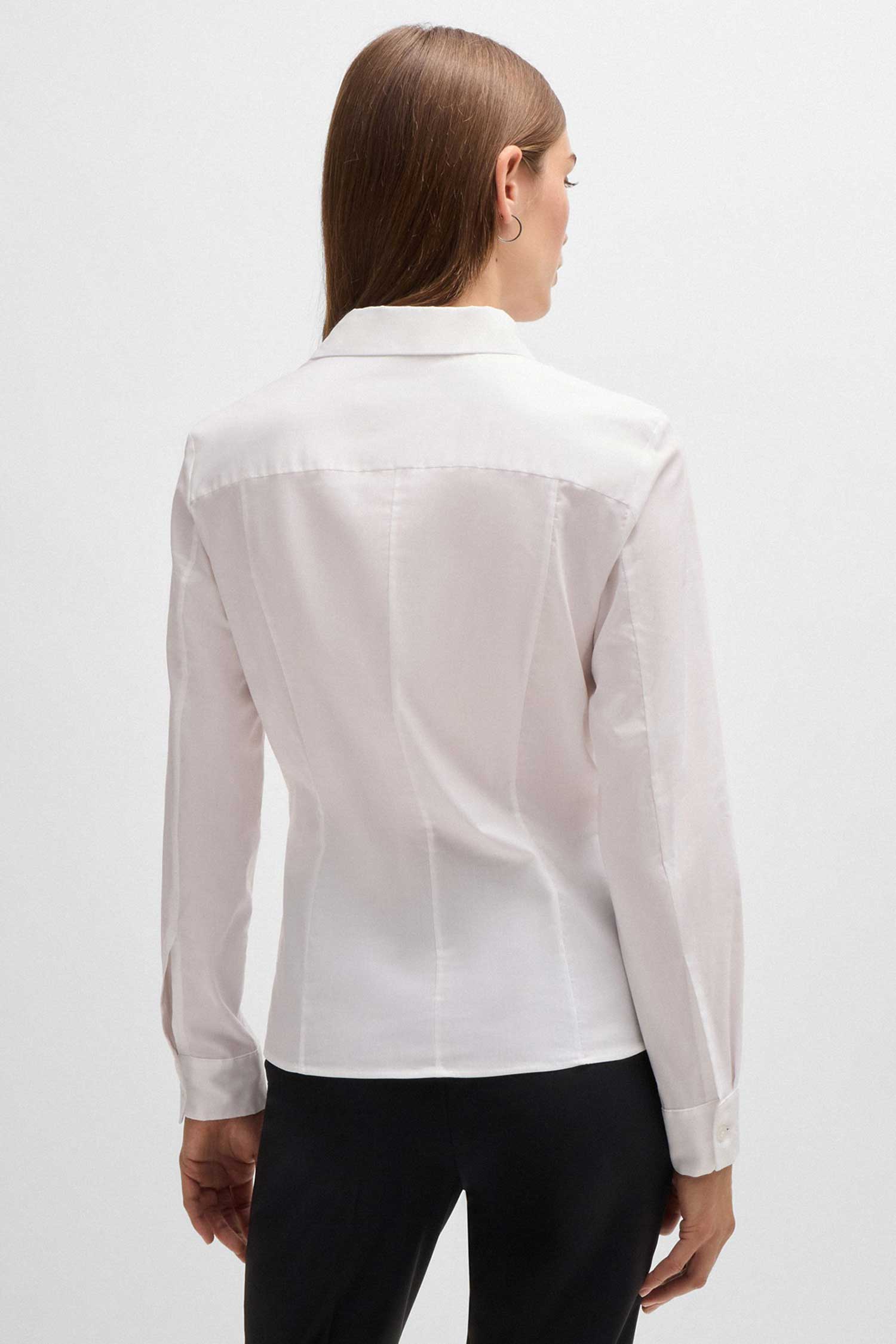 Жіноча біла сорочка BOSS 50499433;100