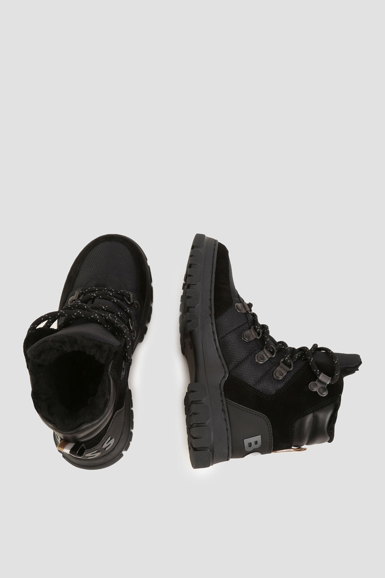 Детские черные ботинки BOSS kids J29365;09B