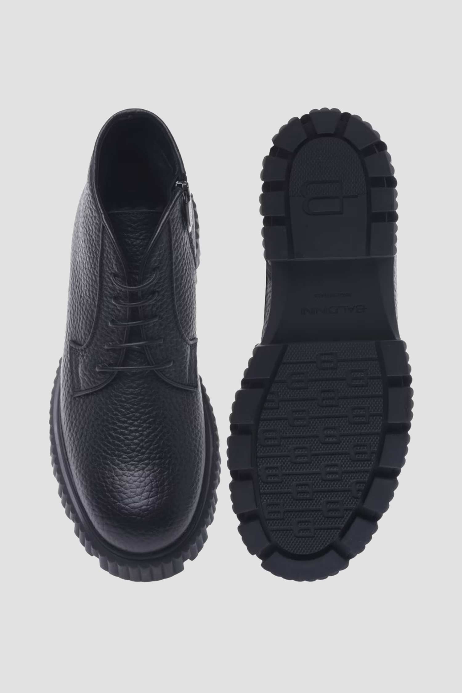 Мужские черные кожаные ботинки BALDININI U5B118A1CERV;0000