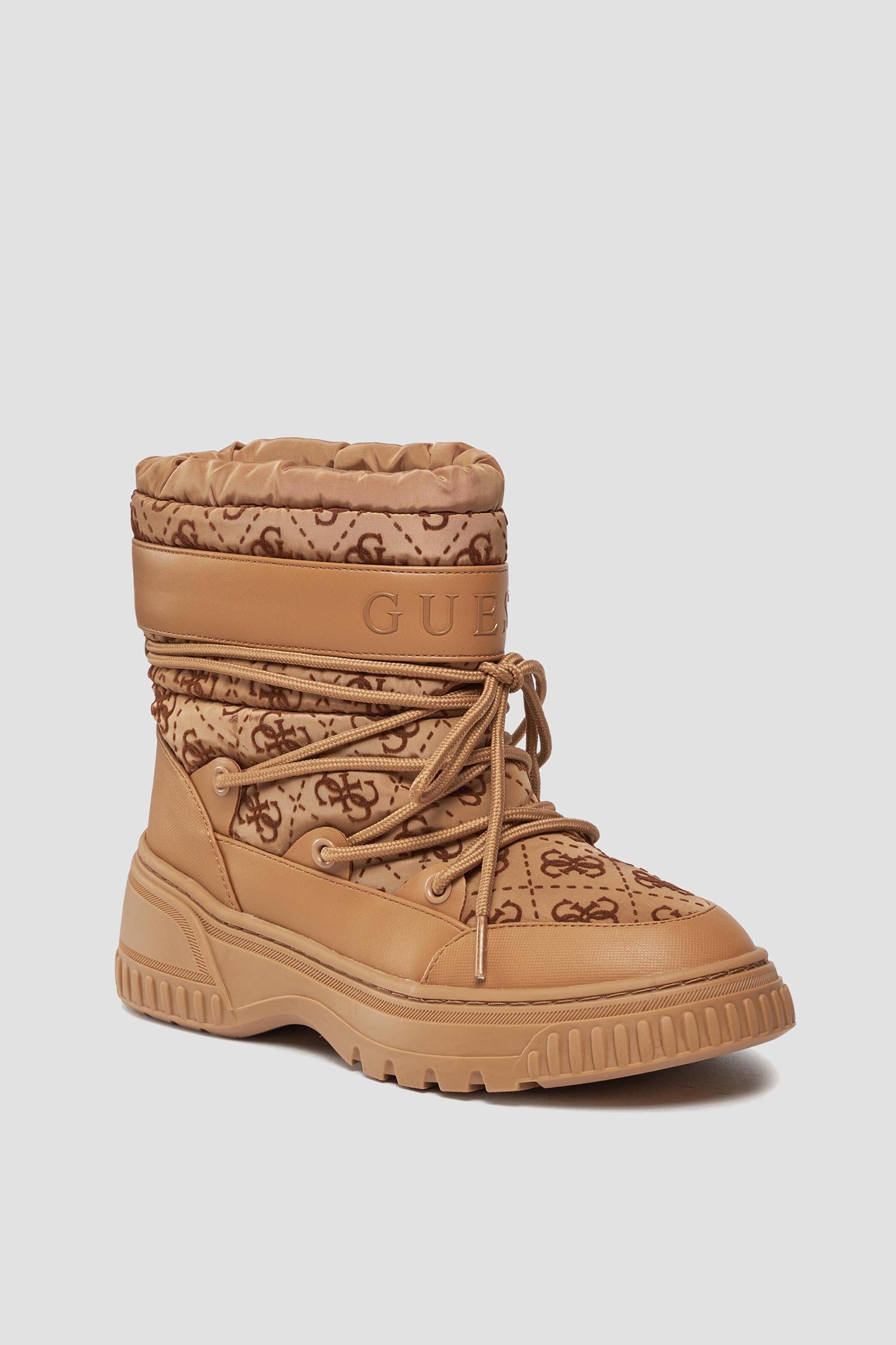 Женские бежевые дутики Guess FL8DRA.FAL10;BEIBR