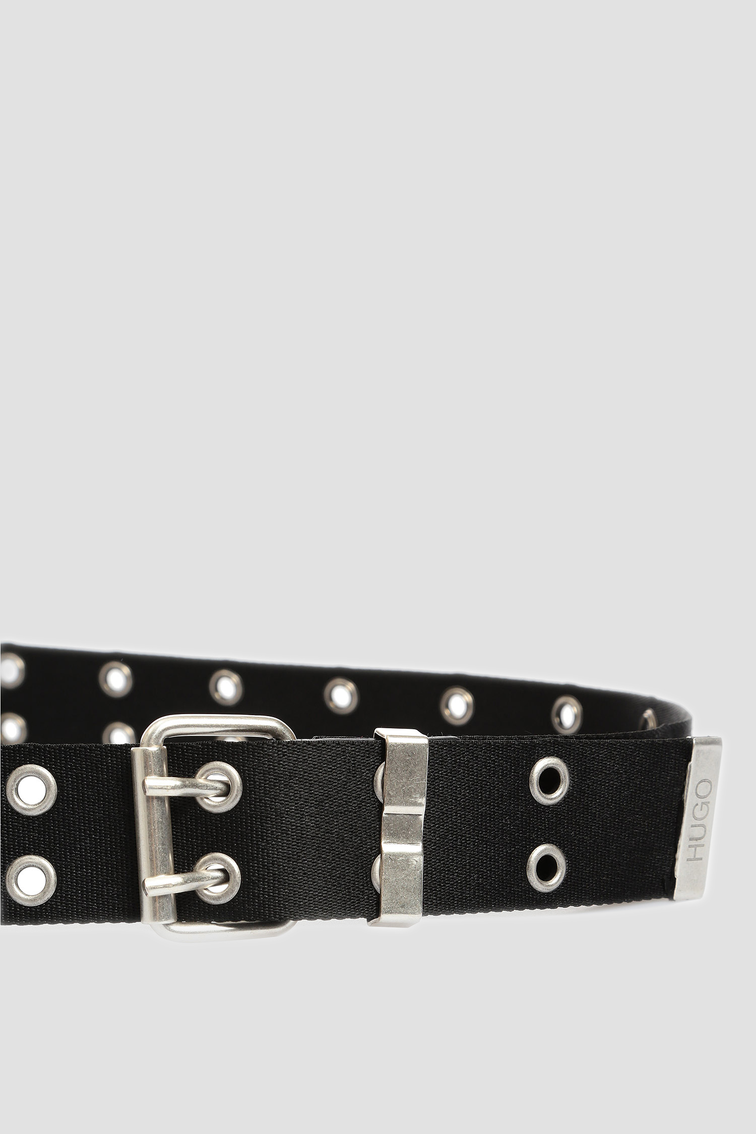 Мужской черный ремень HUGO 50424757;001