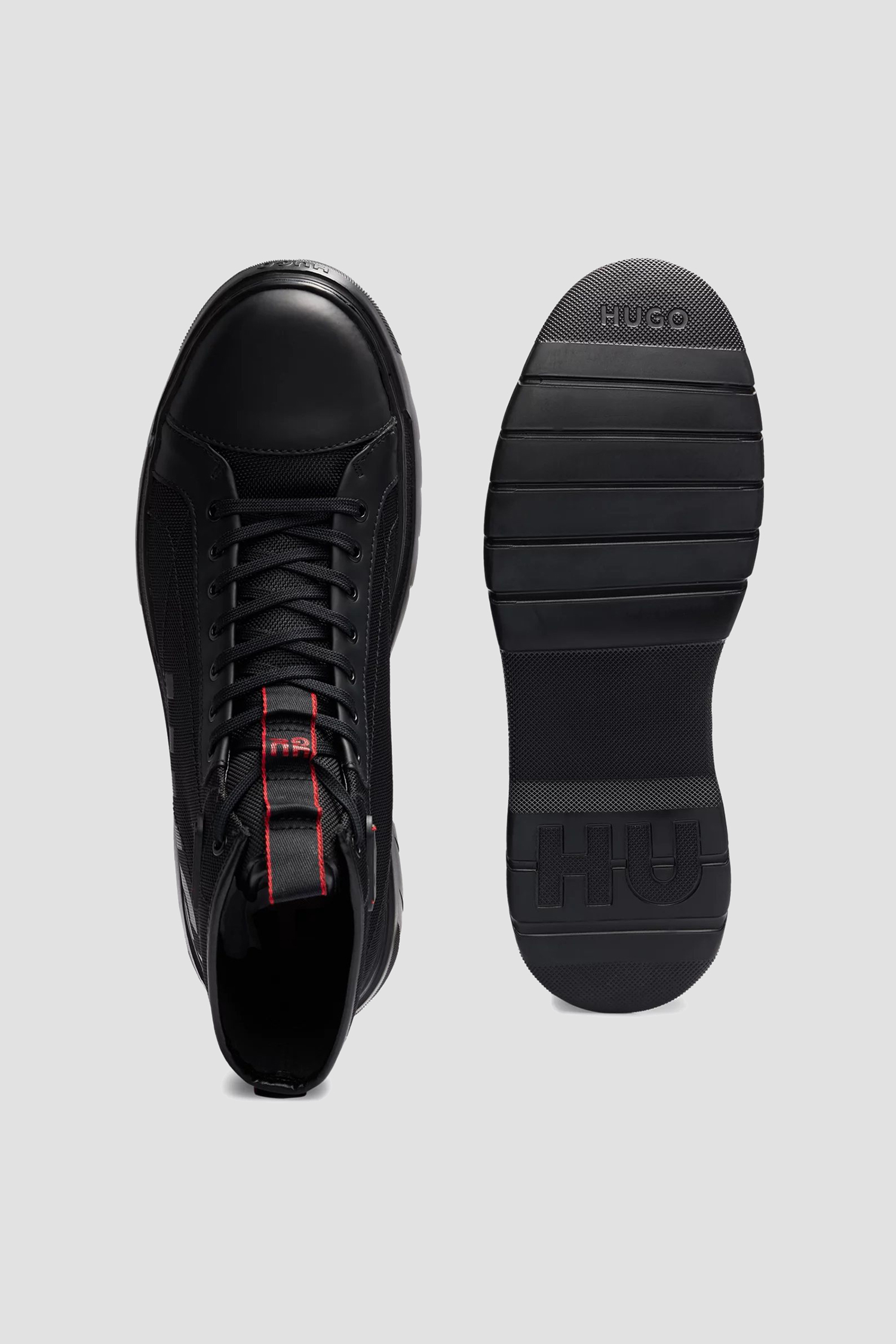 Мужские черные хайтопы HUGO 50498570;001