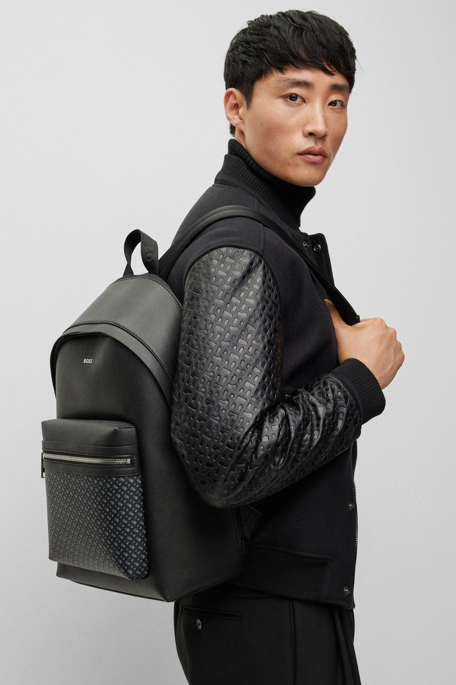 Мужской черный рюкзак BOSS 50503831;001 — Ultrashop