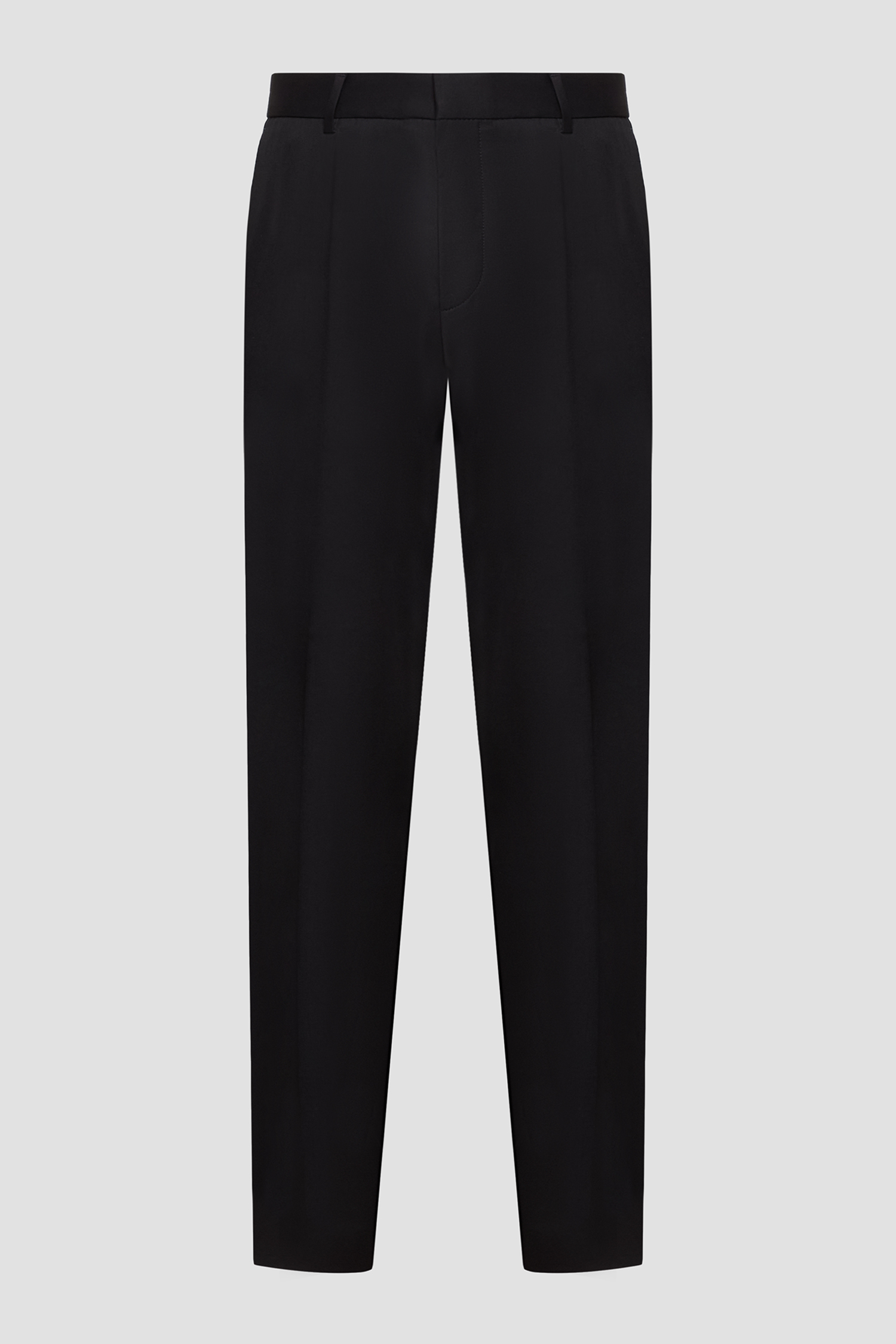 Чоловічий чорний вовняний костюм (піджак, брюки) BOSS 50469171K;001